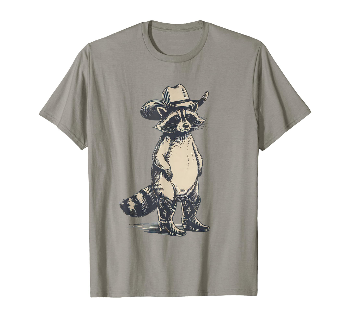 Raccoon 90S Country Music Western Cowboy T-Shirt - Streetwear Style Unisex - T-Shirt, Sweatshirt, Hoodie