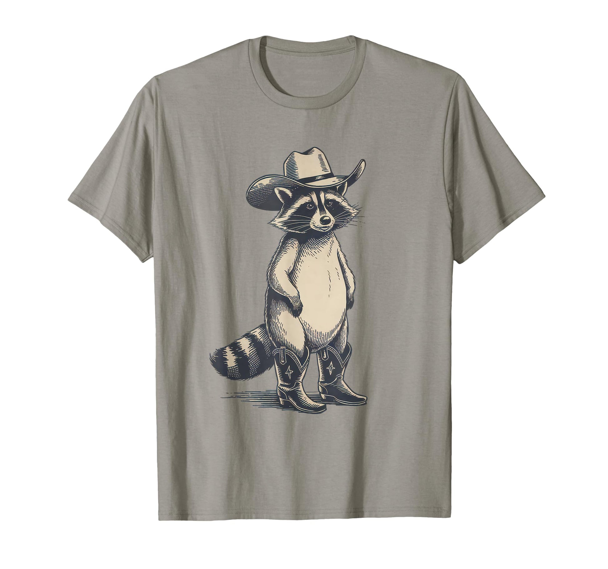 Raccoon 90S Country Music Western Cowboy T-Shirt - Streetwear Style Unisex - T-Shirt, Sweatshirt, Hoodie