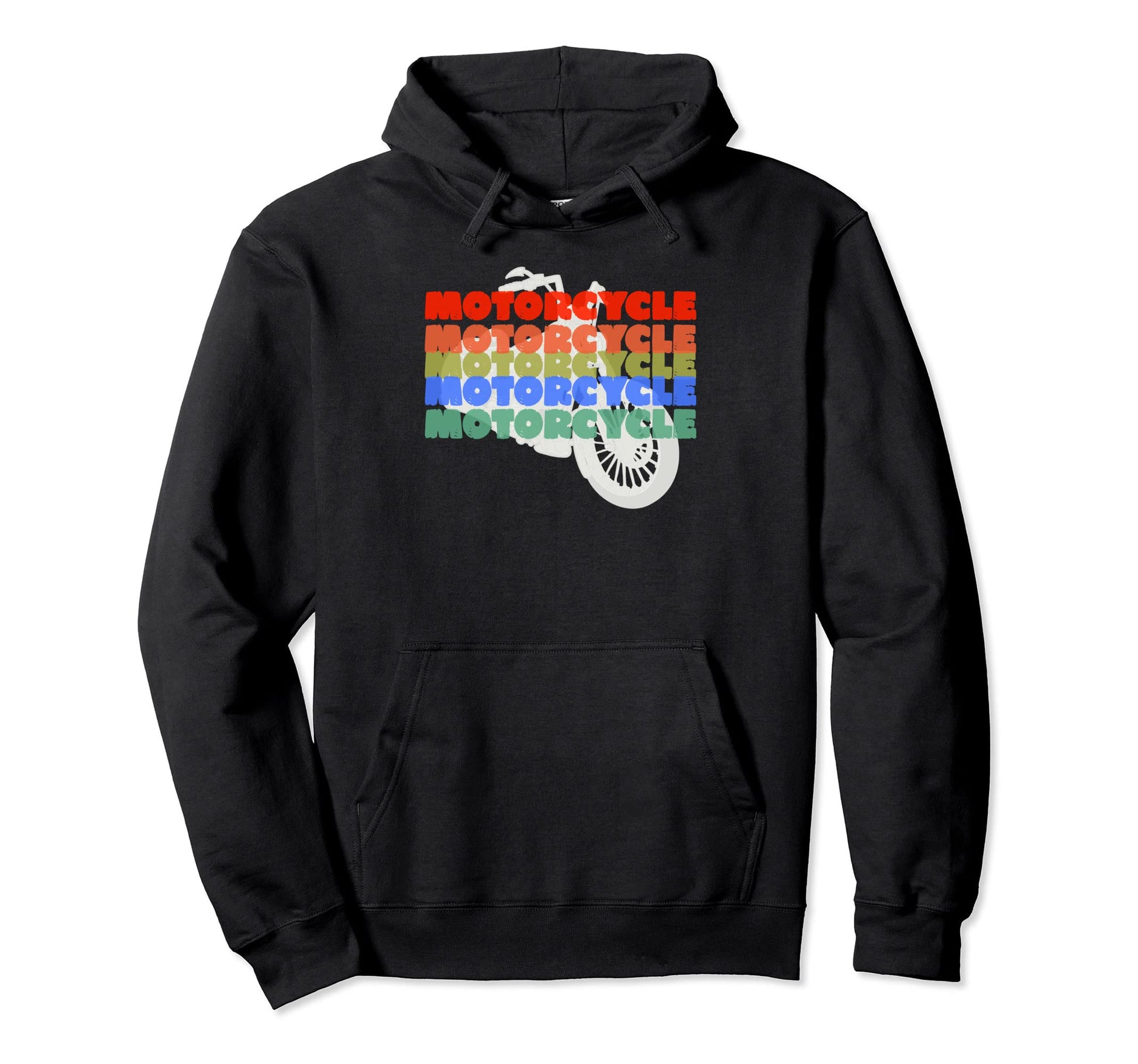 Fun Motorcycle Rider Bike Hoodie - Graphic Print for Adults - T-Shirt, Sweatshirt, Hoodie