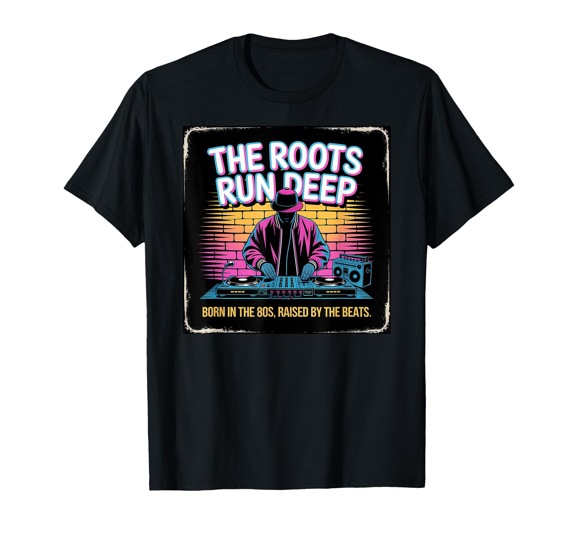 Old School Beats Heritage Rapper Sweatshirt - Graphic Print for Adults - T-Shirt, Sweatshirt, Hoodie