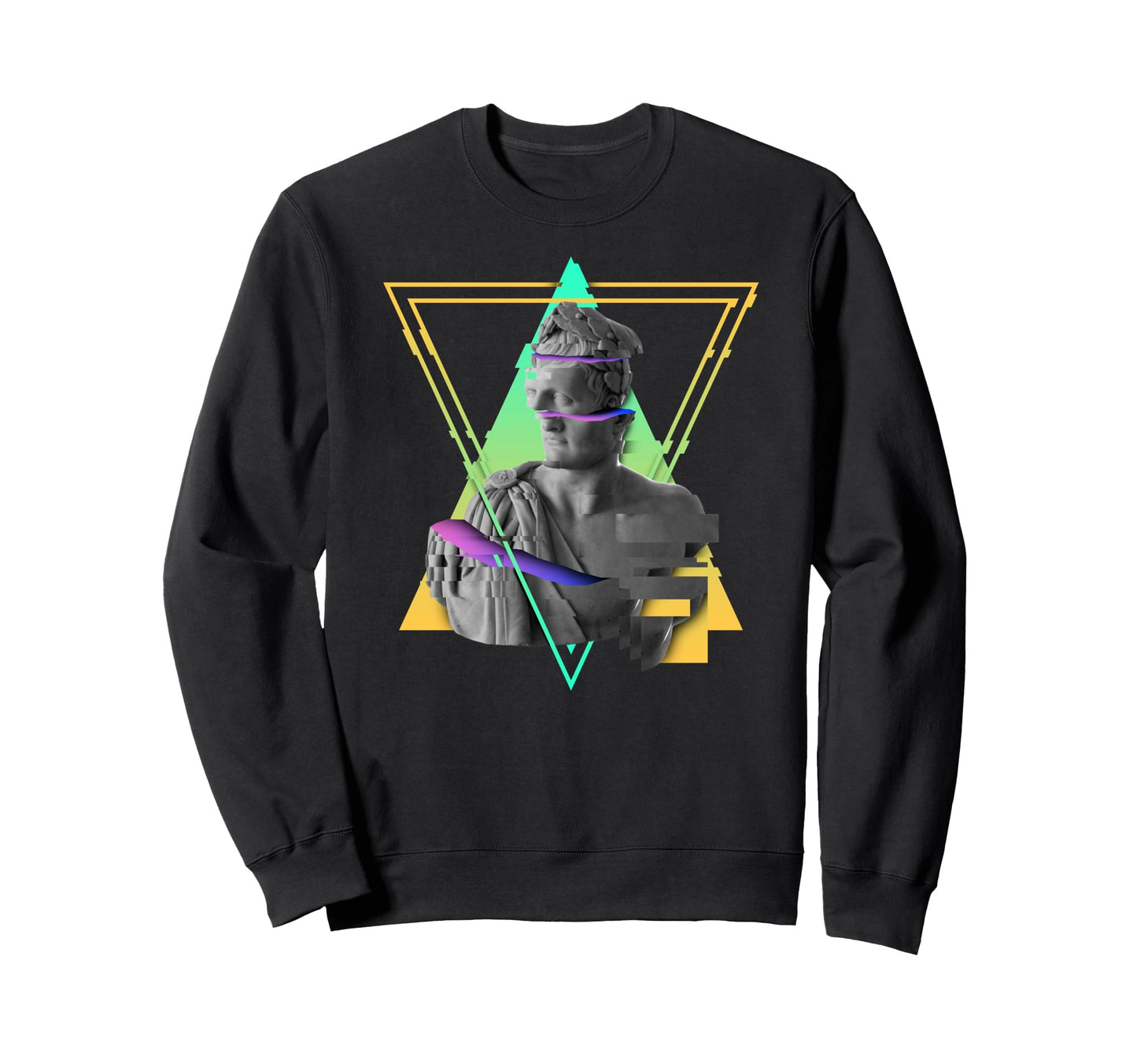 Vaporwave Retrowave Antique Glitch Sweatshirt - Novelty Apparel Men Women - T-Shirt, Sweatshirt, Hoodie