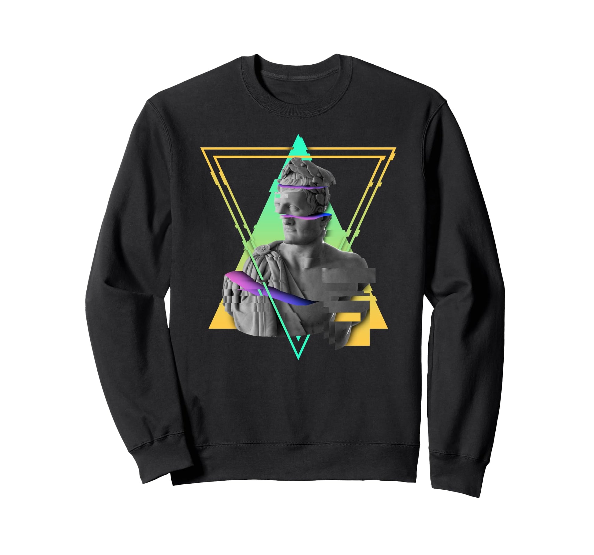Vaporwave Retrowave Antique Glitch Sweatshirt - Novelty Apparel Men Women - T-Shirt, Sweatshirt, Hoodie