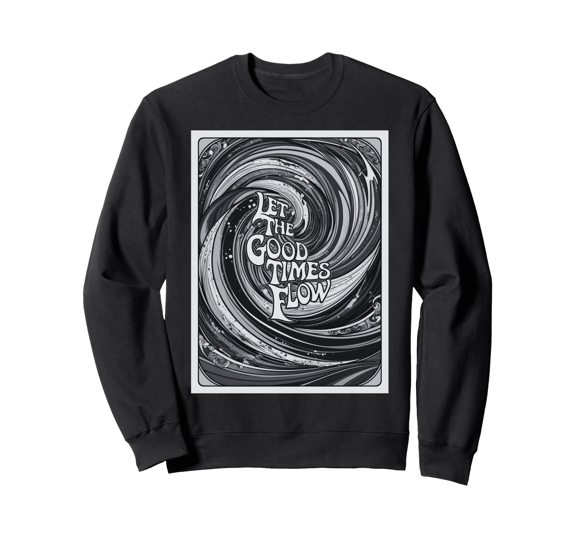 Psychedelic Vaporwave Aesthetic Sweatshirt - Fun Novelty Design for Adults - T-Shirt, Sweatshirt, Hoodie