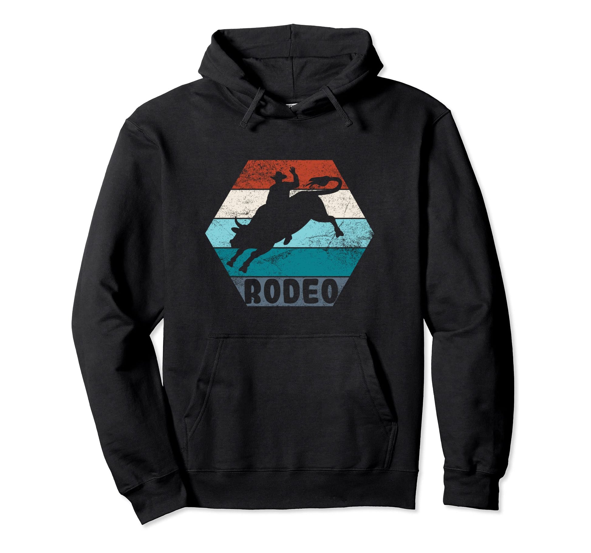 Rodeo Bull Riding Cowboy Bull Rider Hoodie - Casual Everyday Wear Unisex - T-Shirt, Sweatshirt, Hoodie