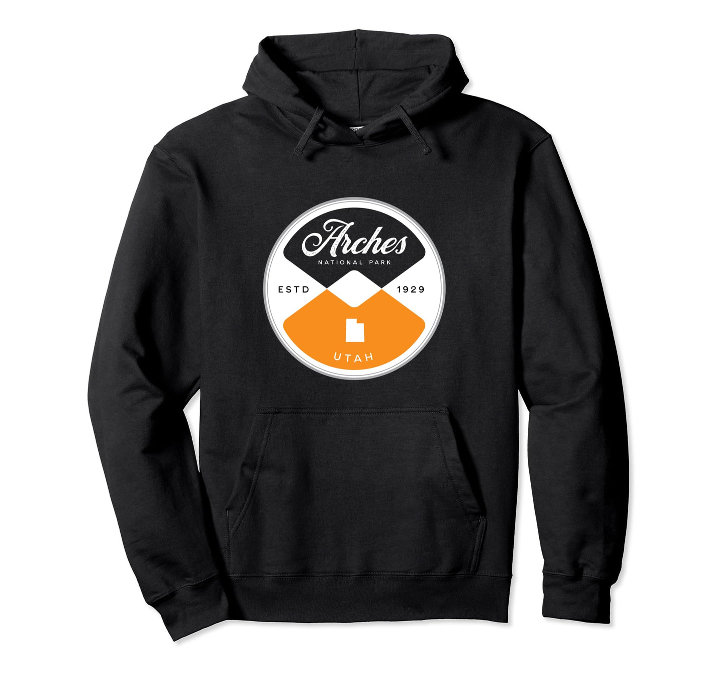 Arches National Park Utah Circle Hoodie - Aesthetic Graphic Men Women - T-Shirt, Sweatshirt, Hoodie