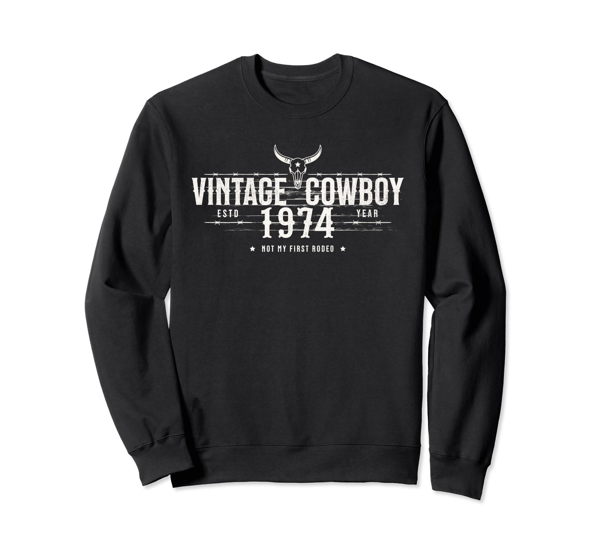 Birthday 2024 50Th Birthday Western Sweatshirt - Trendy Graphic Unisex - T-Shirt, Sweatshirt, Hoodie