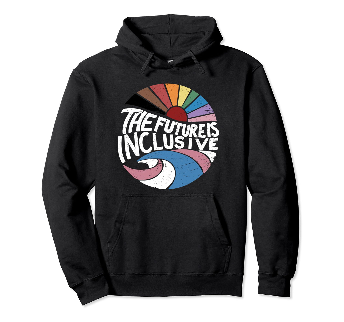 Trans Rights Future Is Queer Funny Gay Hoodie - Unique Graphic Unisex - T-Shirt, Sweatshirt, Hoodie