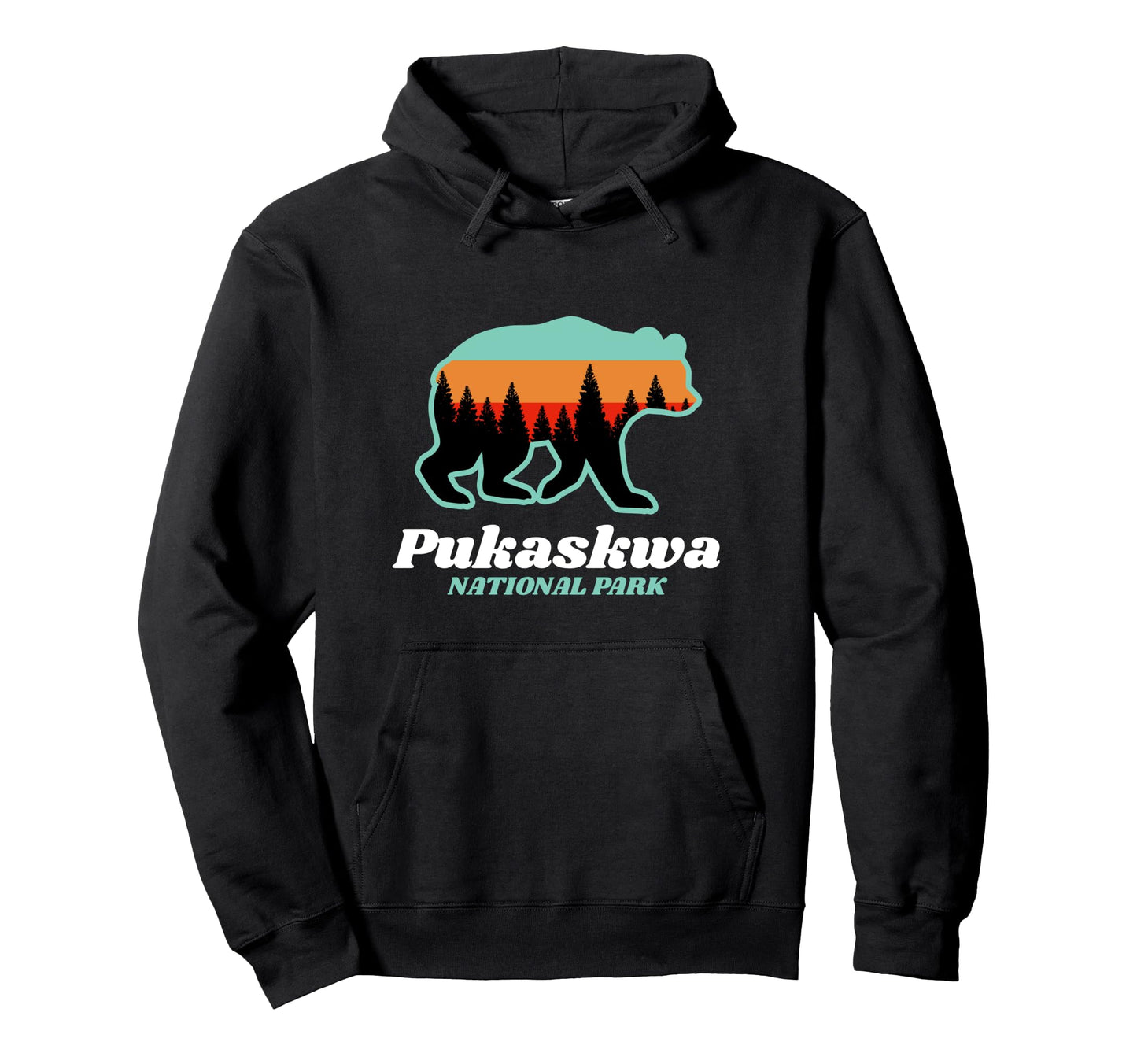 Pukaskwa National Park Canada Bear Hoodie - Custom Art Print Men Women - T-Shirt, Sweatshirt, Hoodie