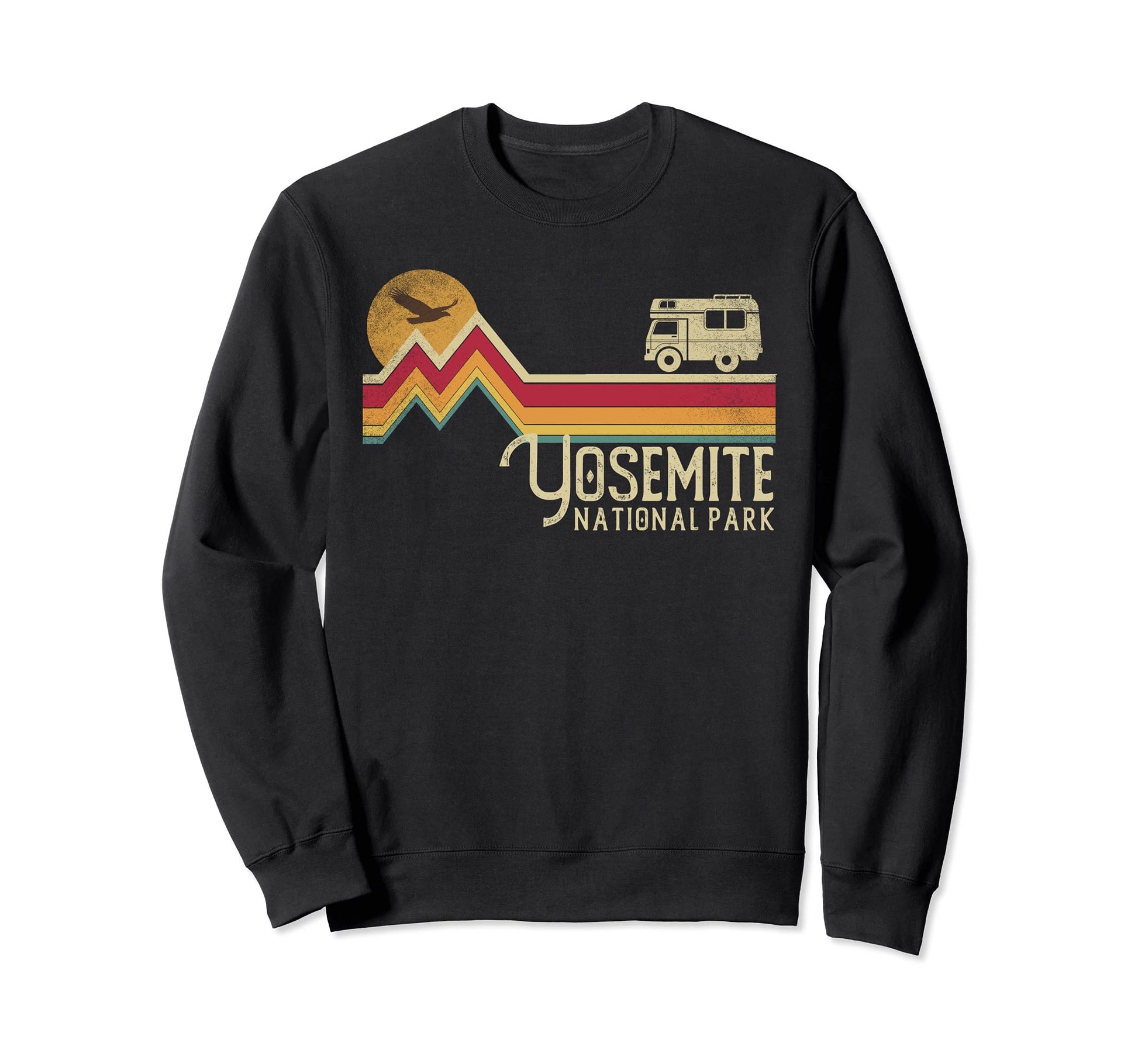 Yosemite National Park California Sweatshirt - Graphic Print Unisex - T-Shirt, Sweatshirt, Hoodie