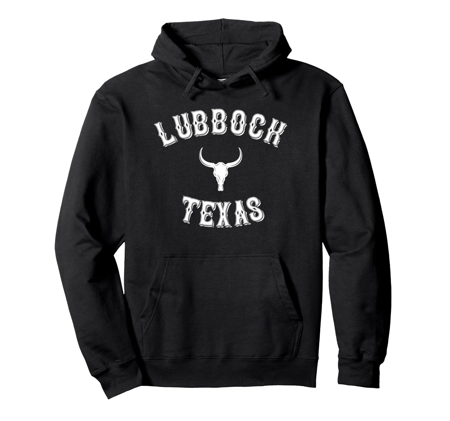 Lubbock Texas Western Cowboy Hoodie - Fun Novelty Design for Adults - T-Shirt, Sweatshirt, Hoodie
