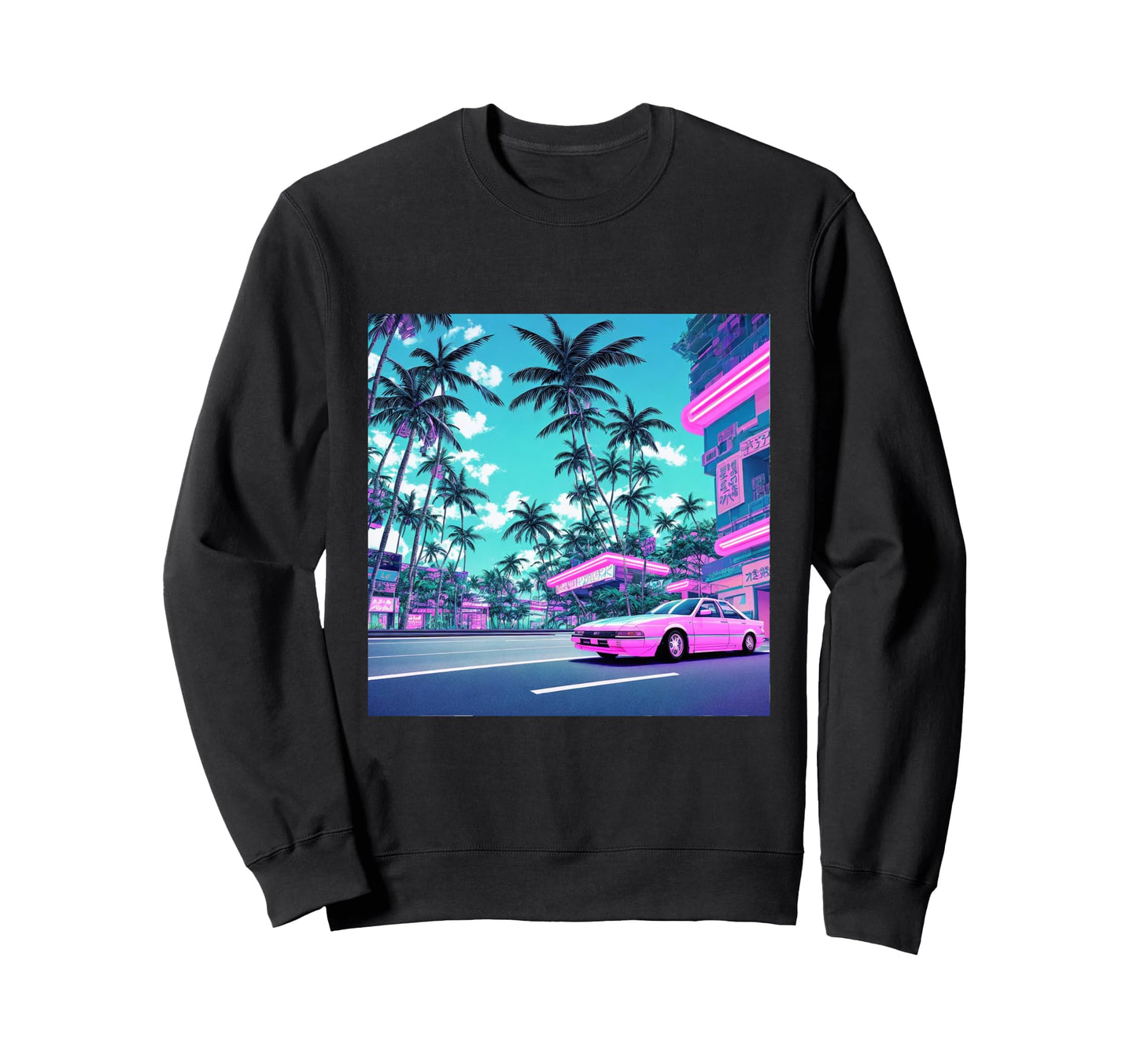 90S 80S Japan Vaporwave Aesthetic Sweatshirt - Streetwear Style Unisex - T-Shirt, Sweatshirt, Hoodie