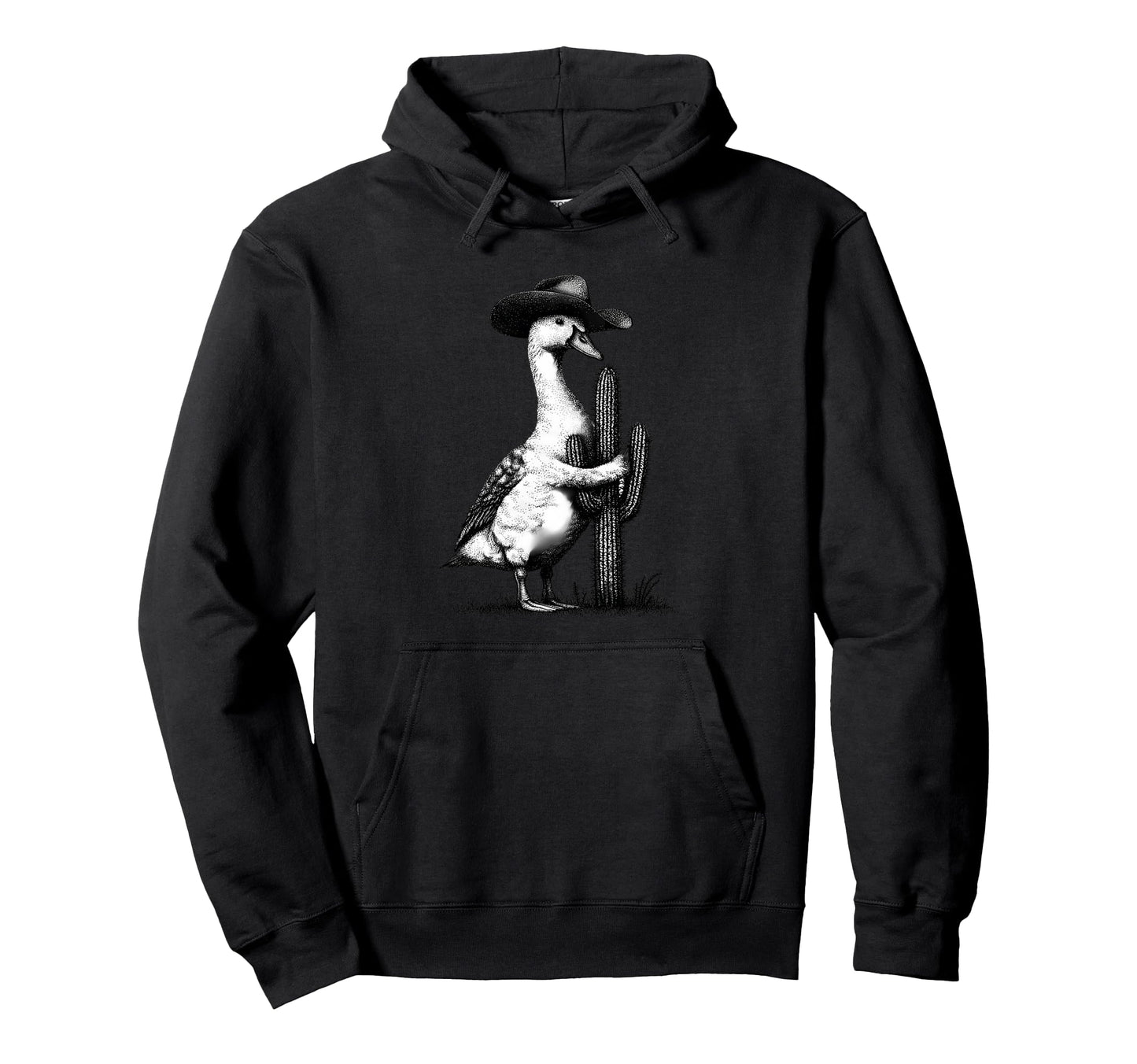 Goose Cowboy Rodeo Cowgirl Western Hoodie - Minimalist Print for Adults - T-Shirt, Sweatshirt, Hoodie