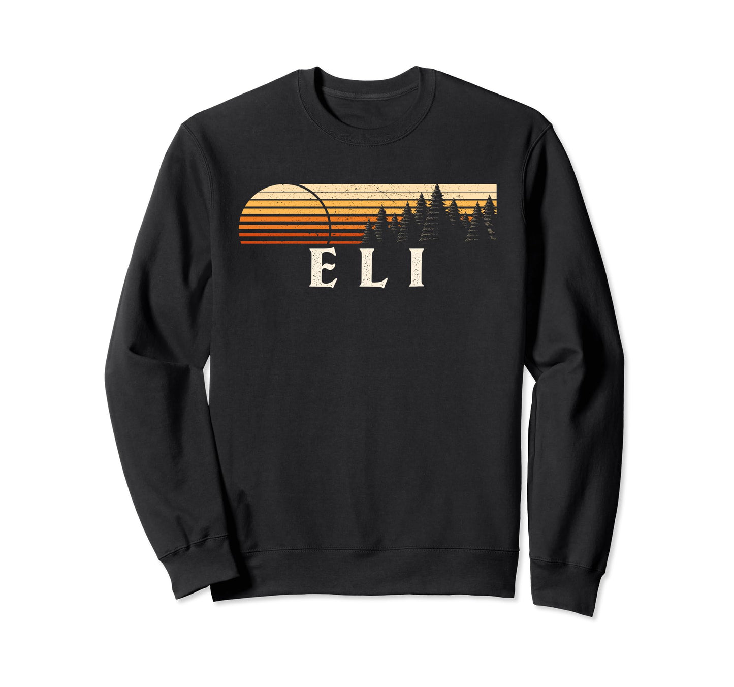 Eli Wv Evergreen Sunset Eighties Sweatshirt - Unique Graphic for Adults - T-Shirt, Sweatshirt, Hoodie