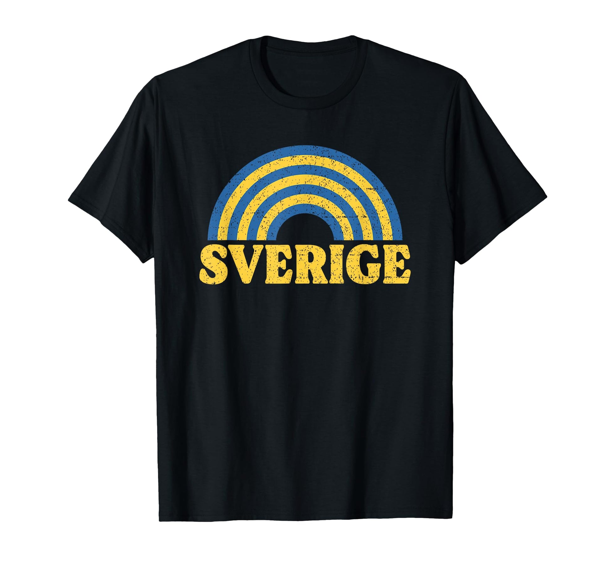 Sverige Flag Rainbow Sweden Swedish T-Shirt - Casual Everyday Wear Unisex - T-Shirt, Sweatshirt, Hoodie