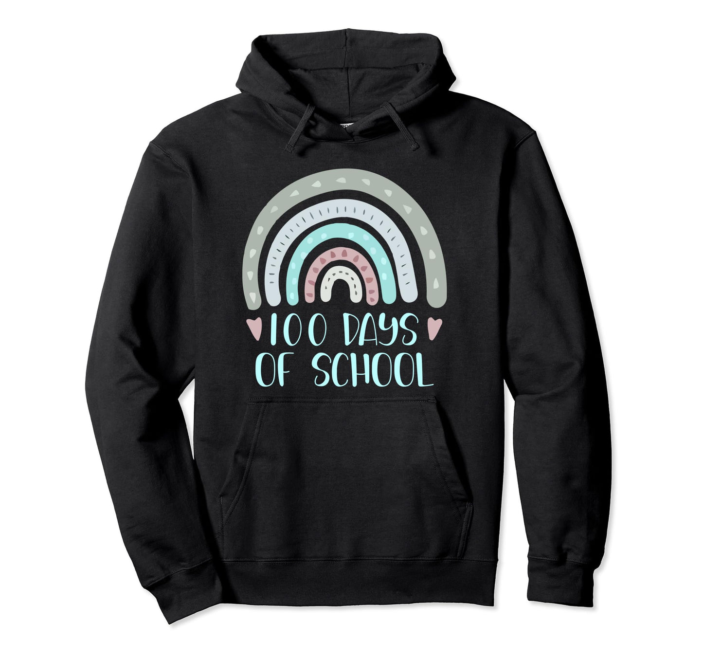 100 Days School Teacher Student Hoodie - Aesthetic Graphic for Adults - T-Shirt, Sweatshirt, Hoodie
