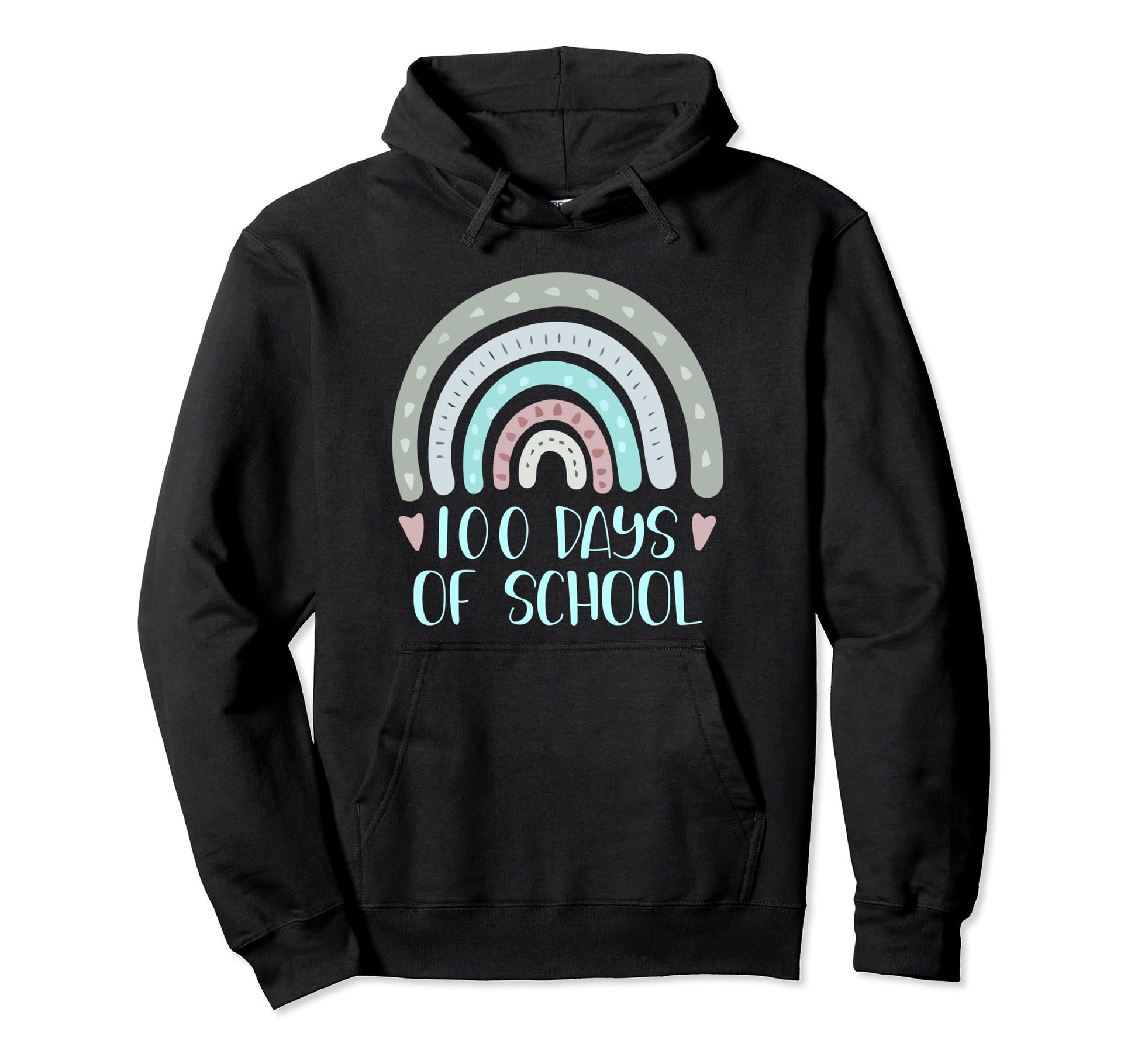 100 Days School Teacher Student Hoodie - Aesthetic Graphic for Adults - T-Shirt, Sweatshirt, Hoodie