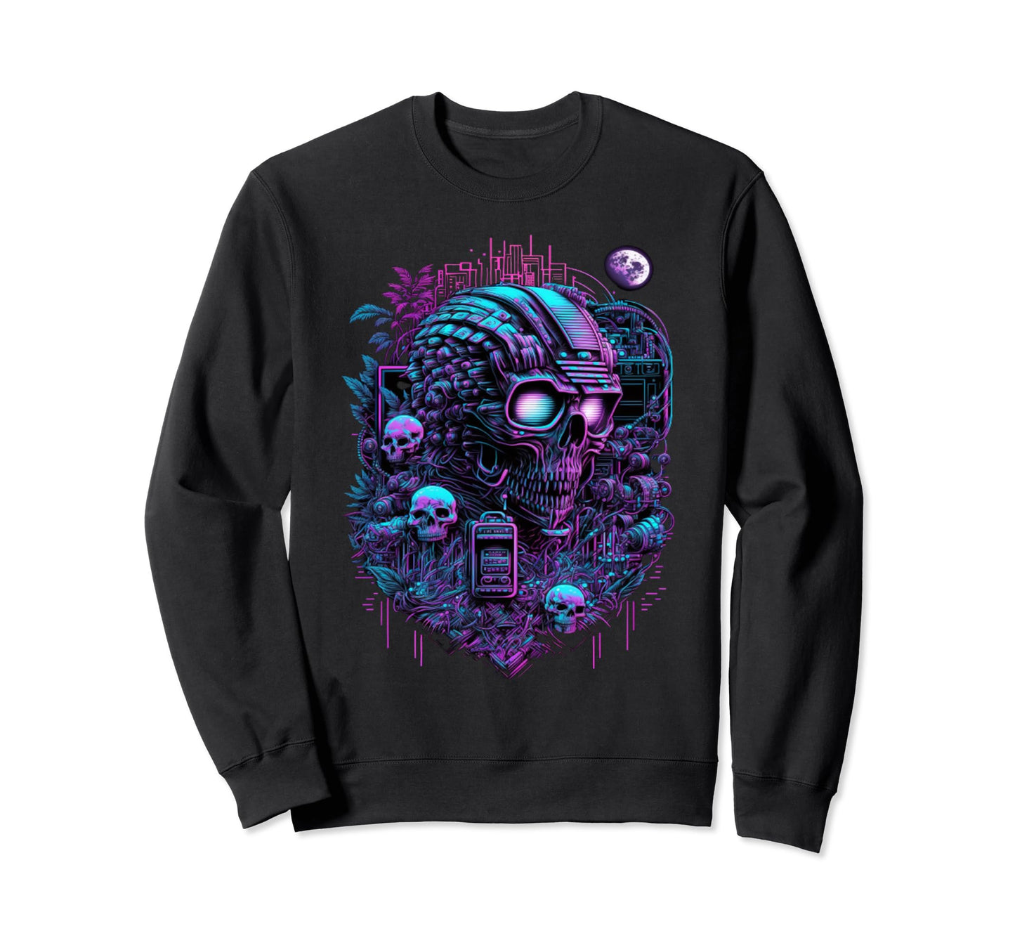 Vaporwave Aesthetic Futuristic Sweatshirt - Trendy Graphic Men Women - T-Shirt, Sweatshirt, Hoodie