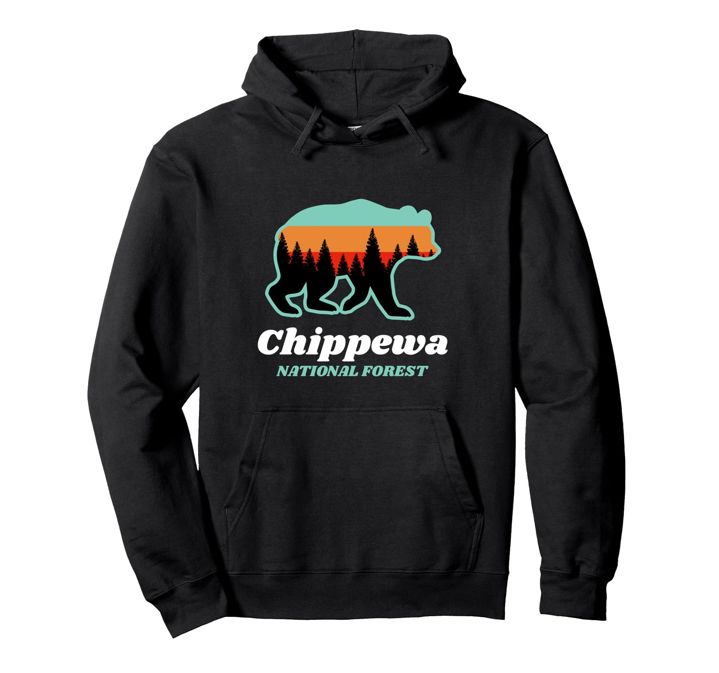 Chippewa National Park Mn Bear Souvenir Hoodie - Trendy Graphic for Adults - T-Shirt, Sweatshirt, Hoodie