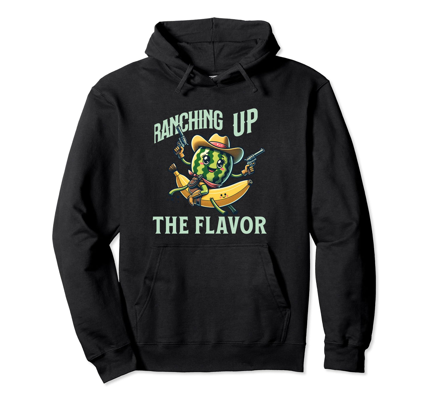 Ranch Mustard Ketchup Sauce Cowboys Hoodie - Aesthetic Graphic Men Women - T-Shirt, Sweatshirt, Hoodie