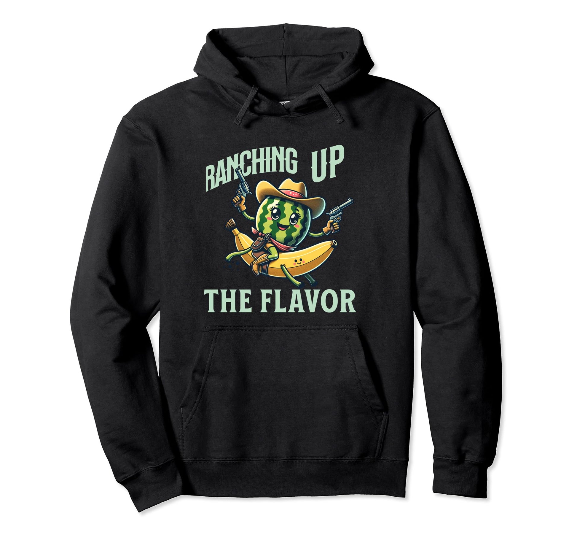 Ranch Mustard Ketchup Sauce Cowboys Hoodie - Aesthetic Graphic Men Women - T-Shirt, Sweatshirt, Hoodie