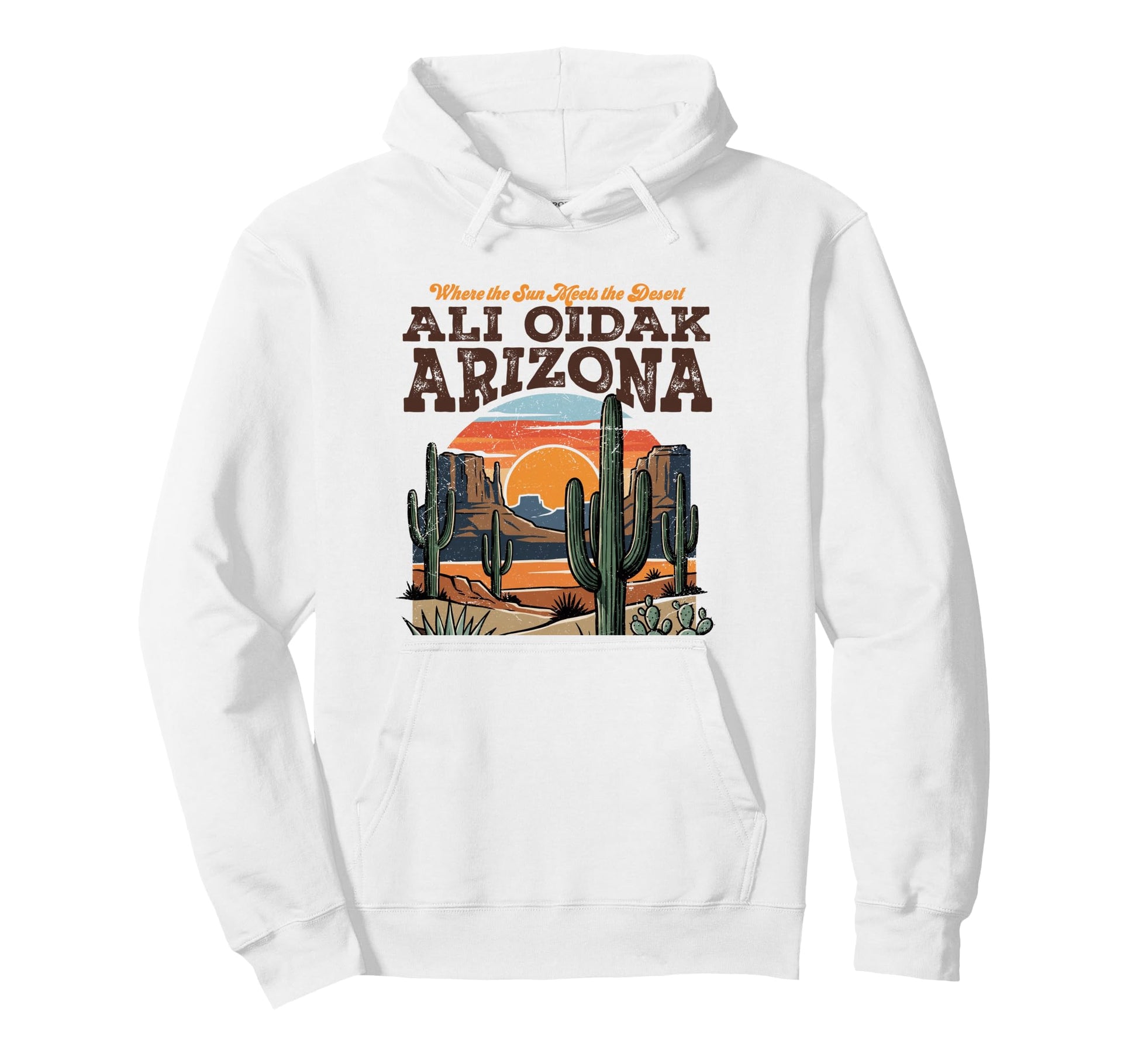 Ali Oidak Az Southwest Desert Landscape Hoodie - Minimalist Print Unisex - T-Shirt, Sweatshirt, Hoodie
