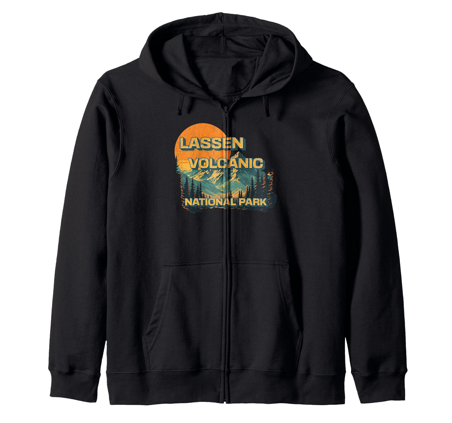 Lassen Volcanic National Park T-Shirt - Minimalist Print for Adults - T-Shirt, Sweatshirt, Hoodie