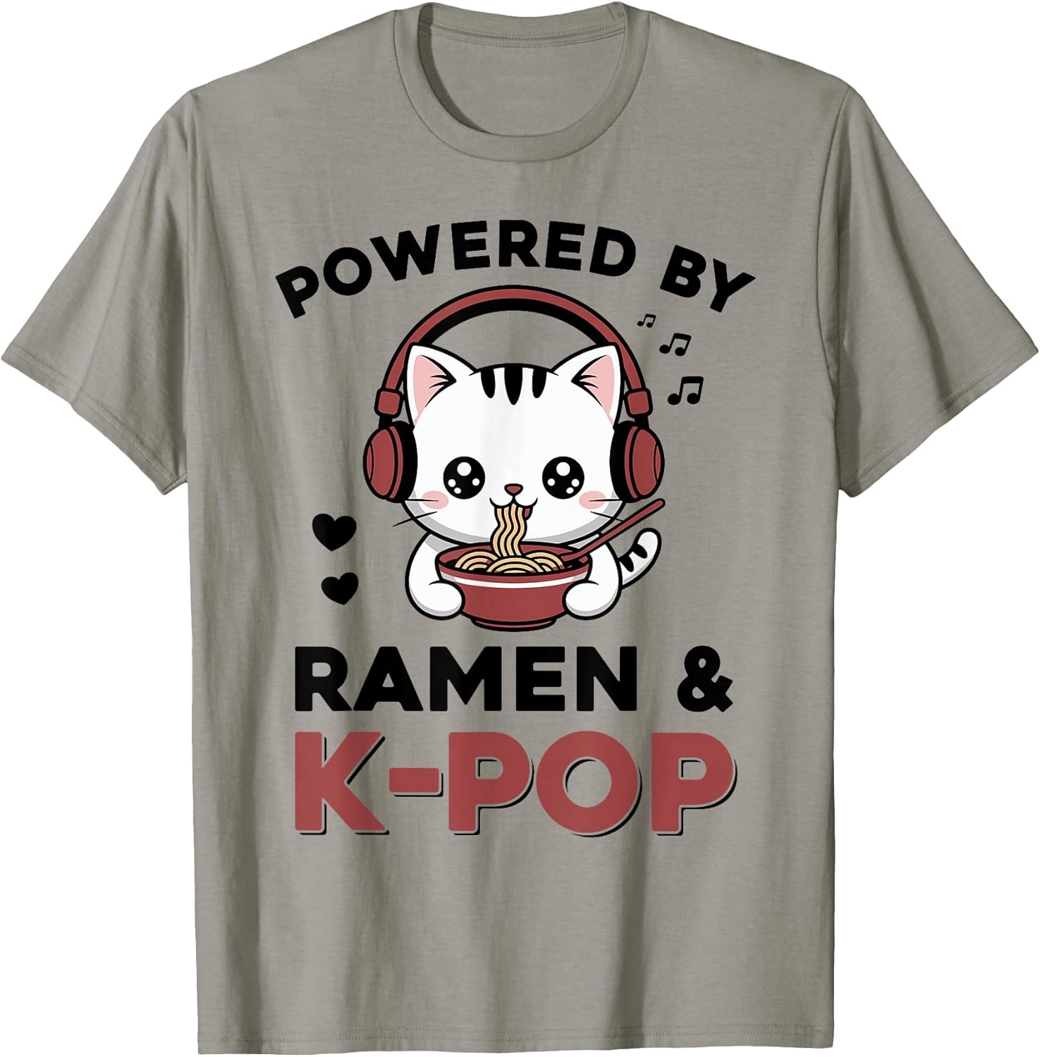 K-Pop Music Merch and Ramen Noodles - Adult & Kids T-Shirts, Sweatshirts & Hoodies apparel design preview 1