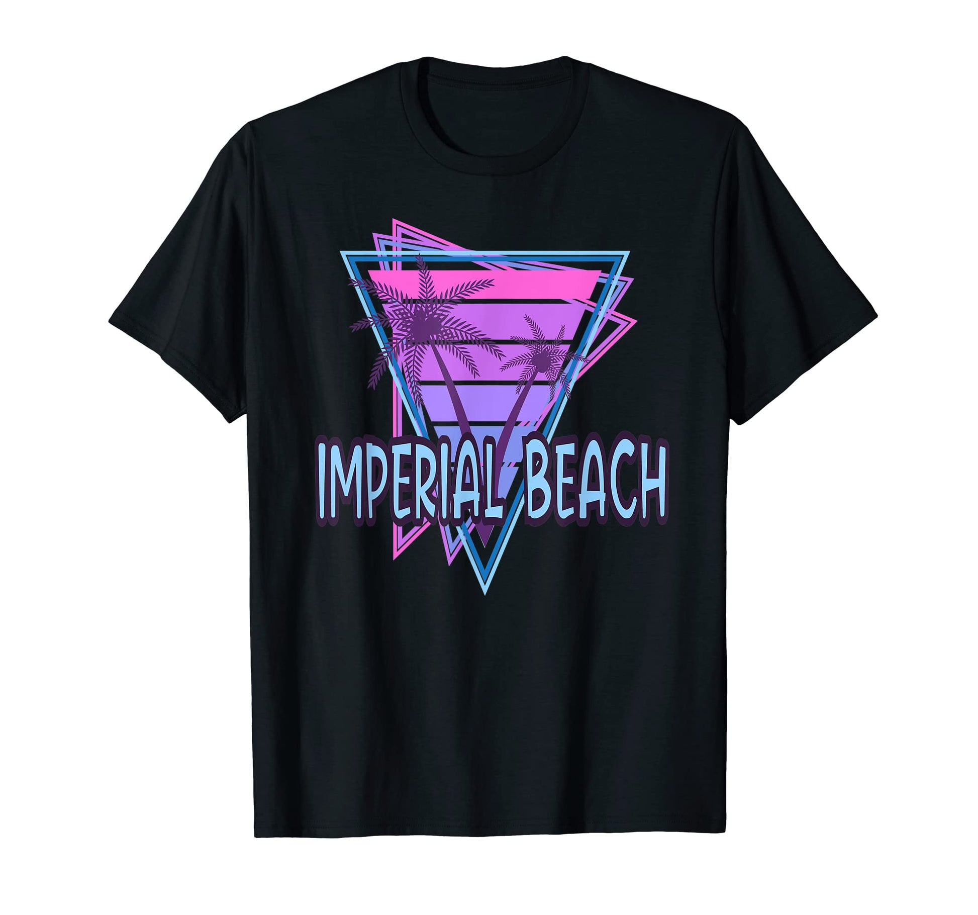 Imperial Beach Vacation Vaporwave T-Shirt - Graphic Print for Adults - T-Shirt, Sweatshirt, Hoodie