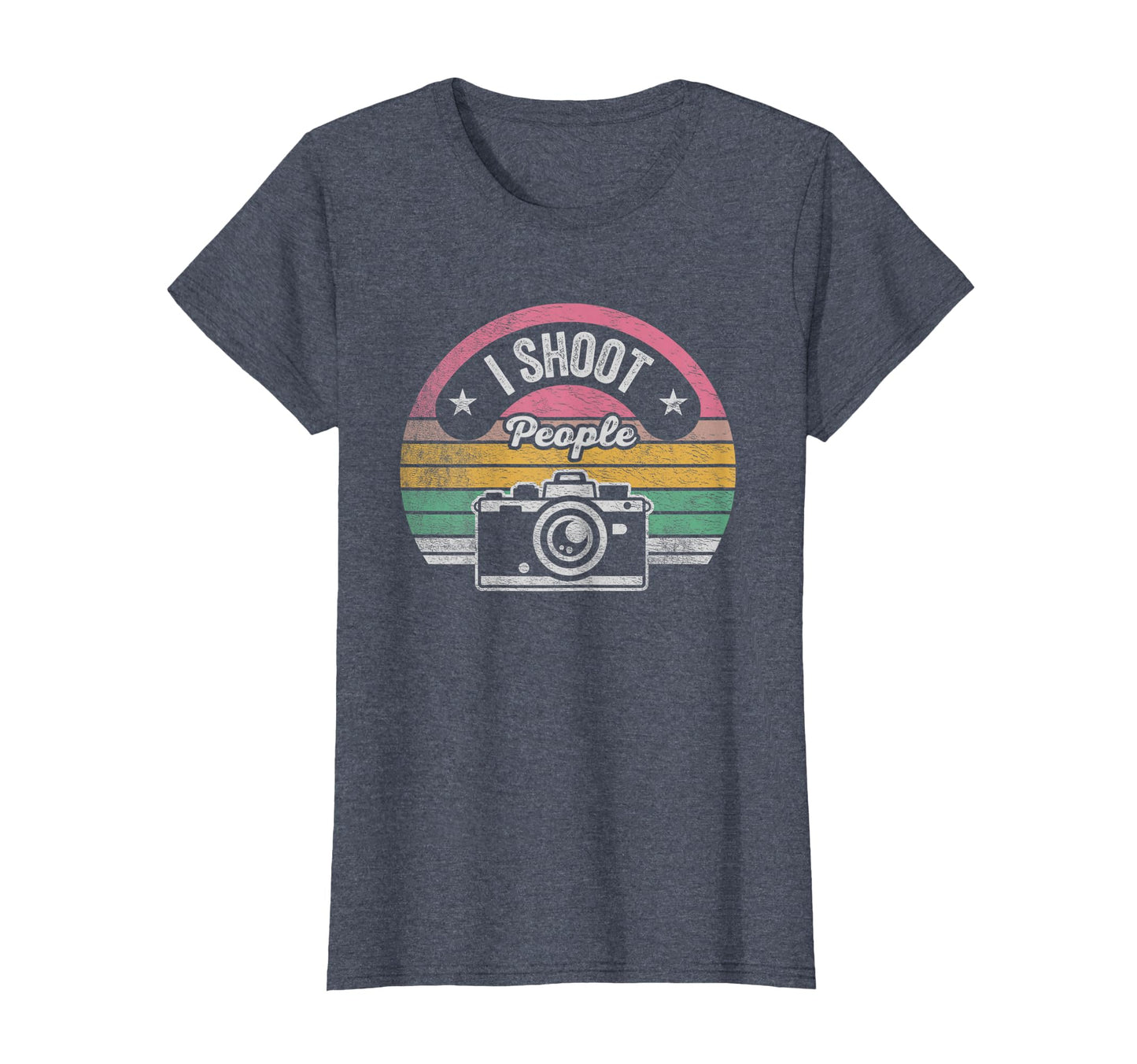 Funny Photographer Camera I Shoot People T-Shirt - Graphic Print Unisex - T-Shirt, Sweatshirt, Hoodie