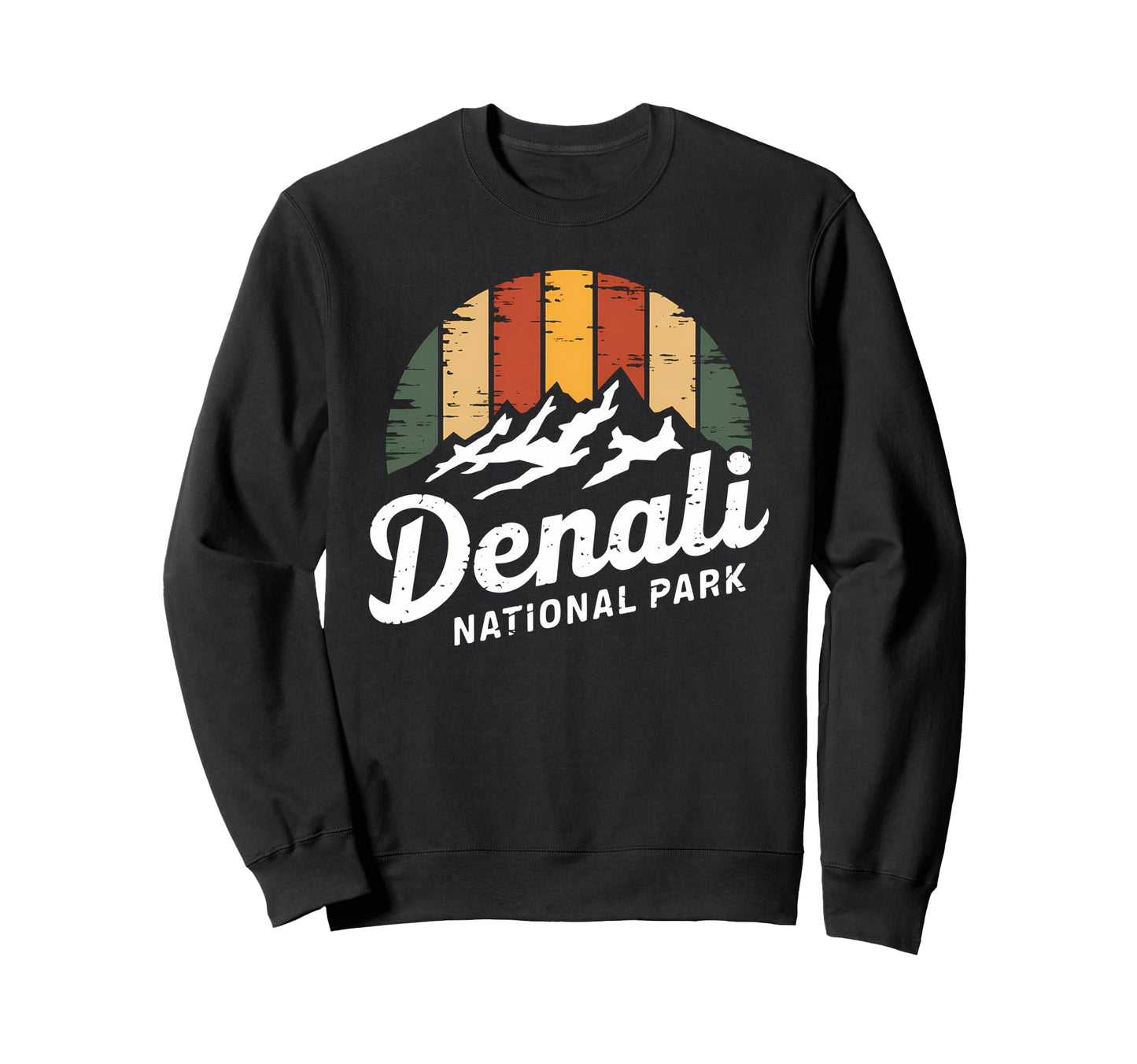 Denali Est 1917 Alaska National Sweatshirt - Aesthetic Graphic Men Women - T-Shirt, Sweatshirt, Hoodie