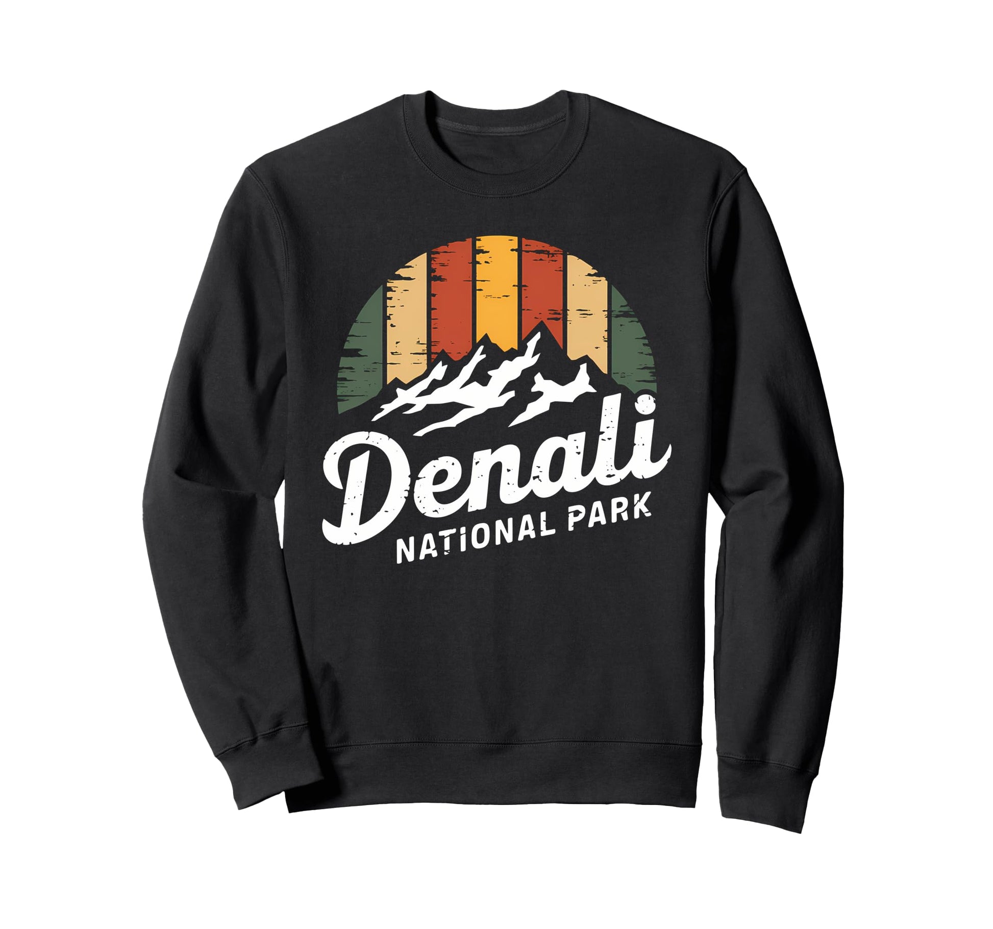 Denali Est 1917 Alaska National Sweatshirt - Aesthetic Graphic Men Women - T-Shirt, Sweatshirt, Hoodie