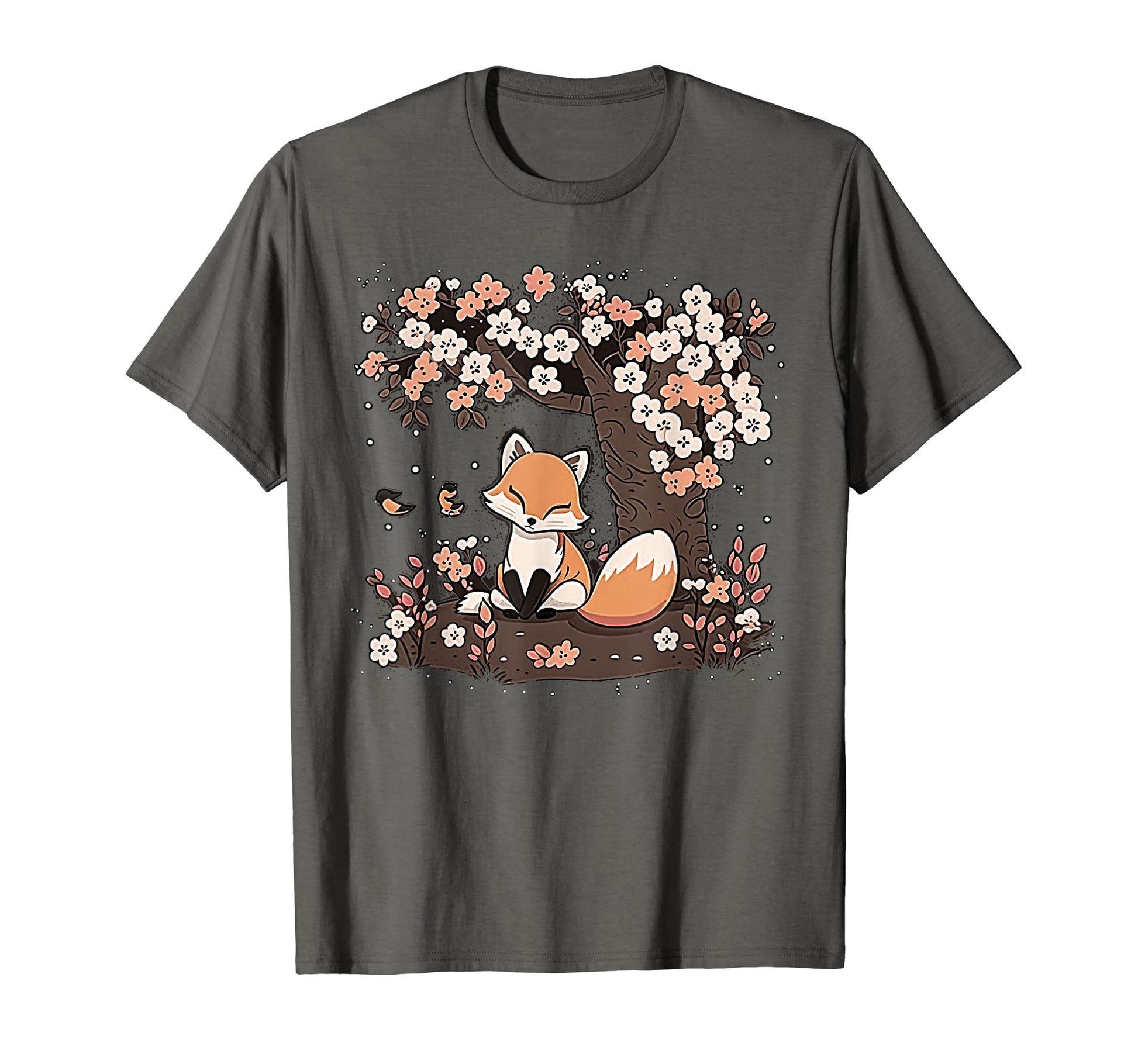 Japanese Aesthetic Fox Vaporwave T-Shirt - Fun Novelty Design Unisex - T-Shirt, Sweatshirt, Hoodie