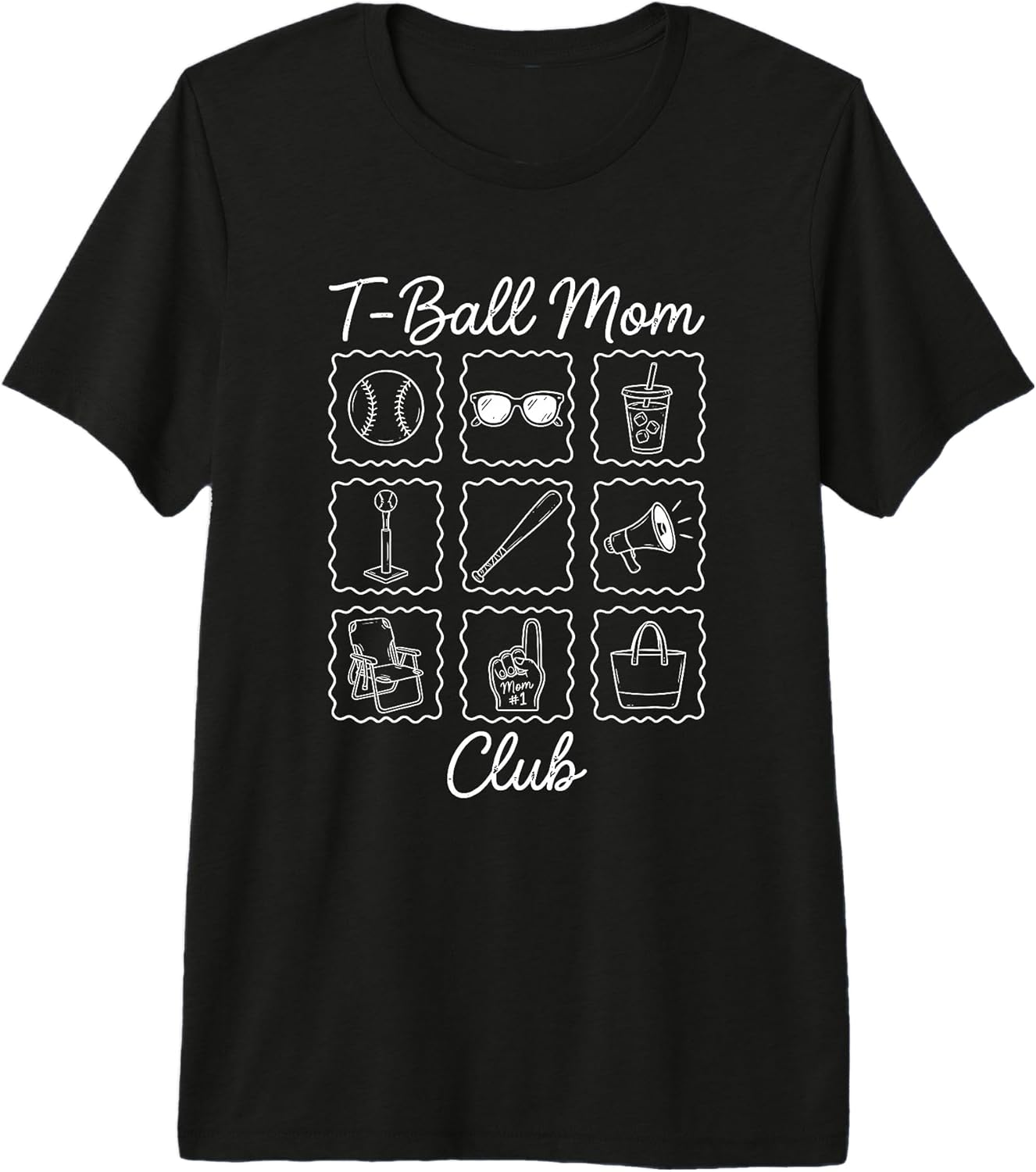 T-Ball Mom Designs - Adult & Kids T-Shirts, Sweatshirts & Hoodies apparel design preview 1