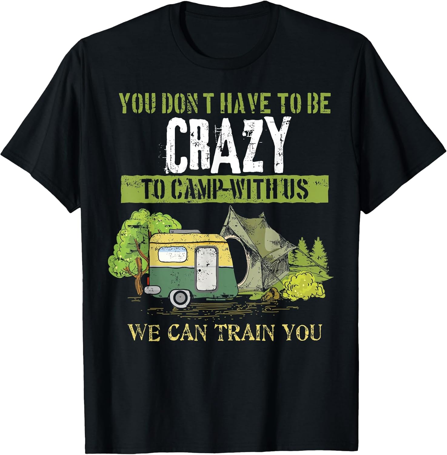 Camping Lovers Gift Birthday Design Idea - Adult & Kids T-Shirts, Sweatshirts & Hoodies apparel design preview 1