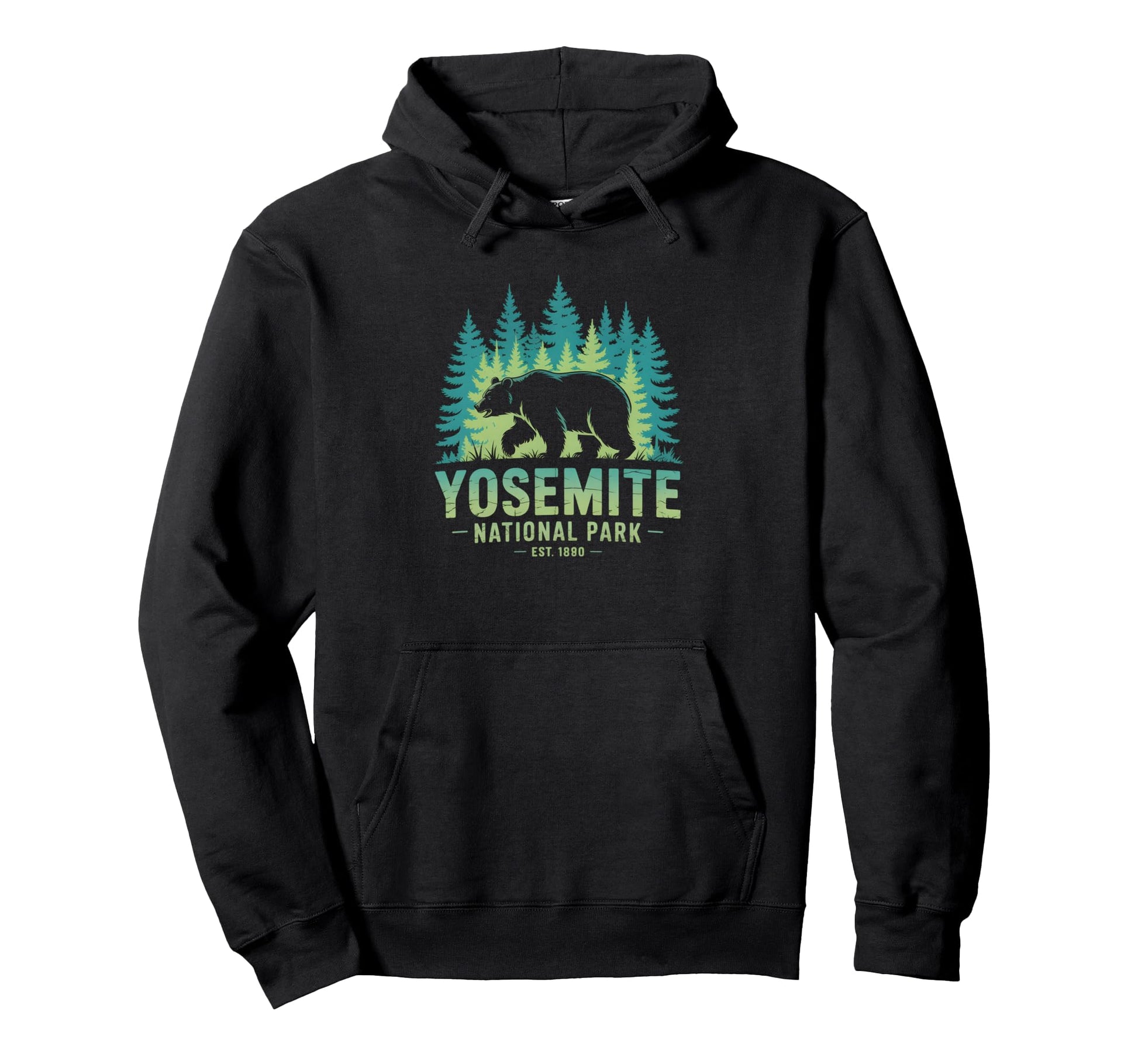Yosemite Hiking Camping Usa National Hoodie - Custom Art Print for Adults - T-Shirt, Sweatshirt, Hoodie