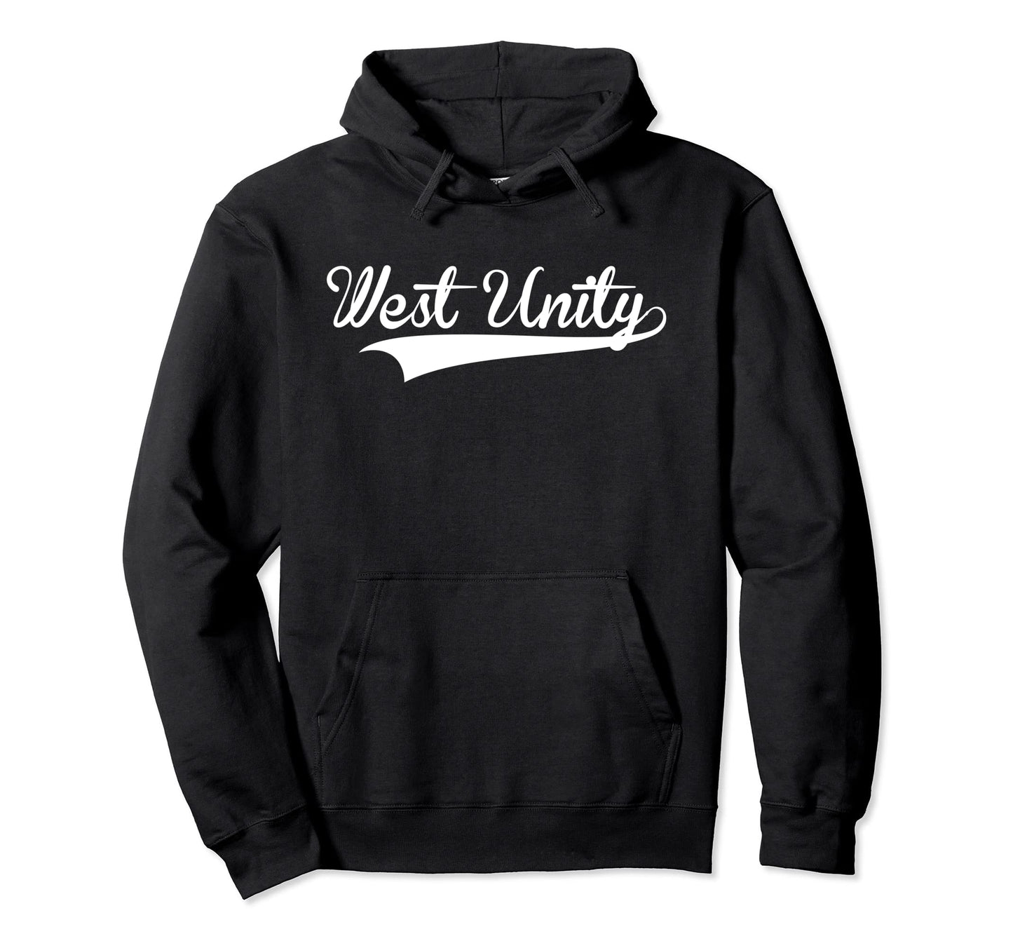 West Unity Baseball Font Hoodie - Streetwear Style Unisex - T-Shirt, Sweatshirt, Hoodie