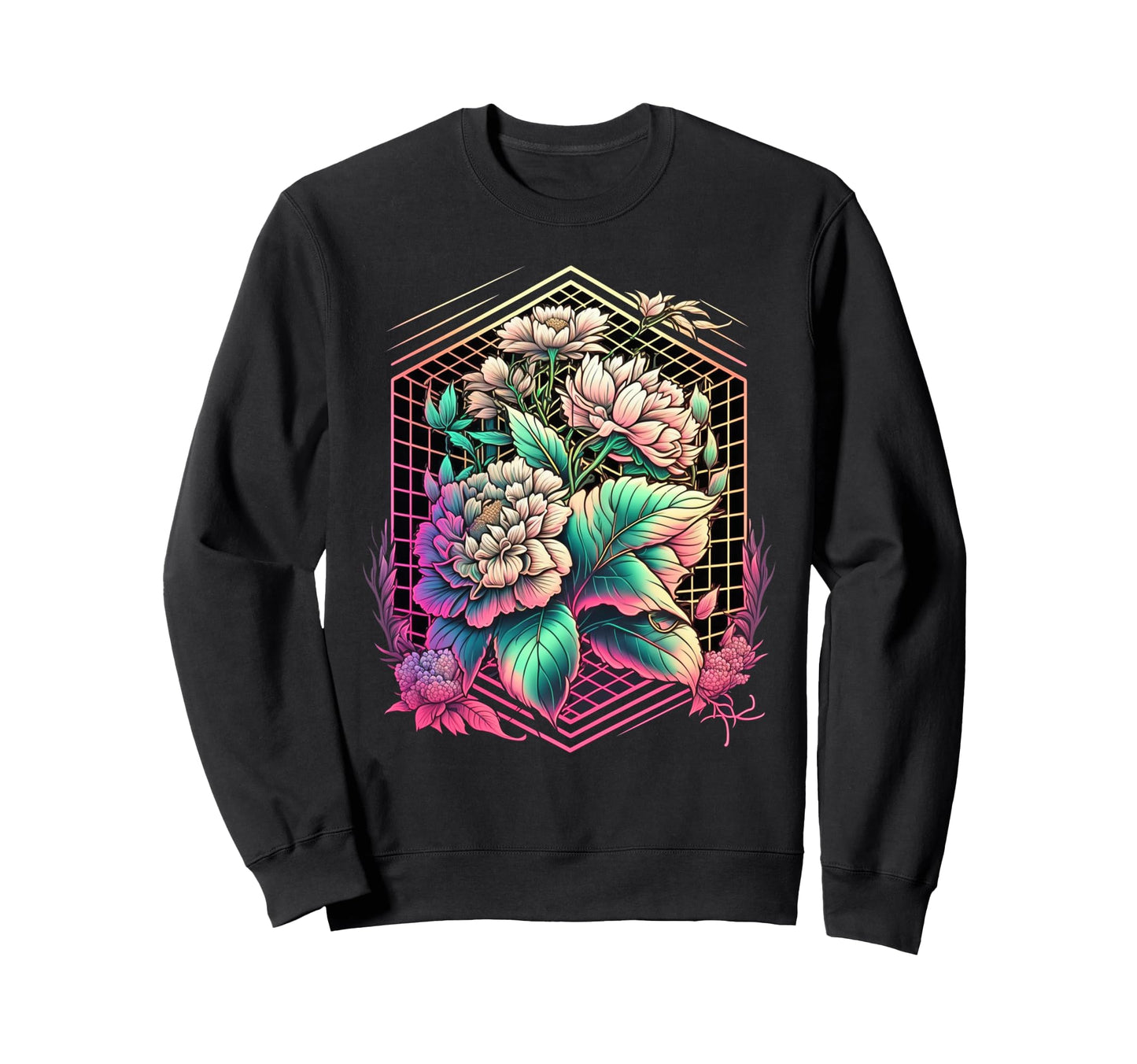 Japanese Vaporwave Futuristic Sweatshirt - Casual Everyday Wear Men Women - T-Shirt, Sweatshirt, Hoodie
