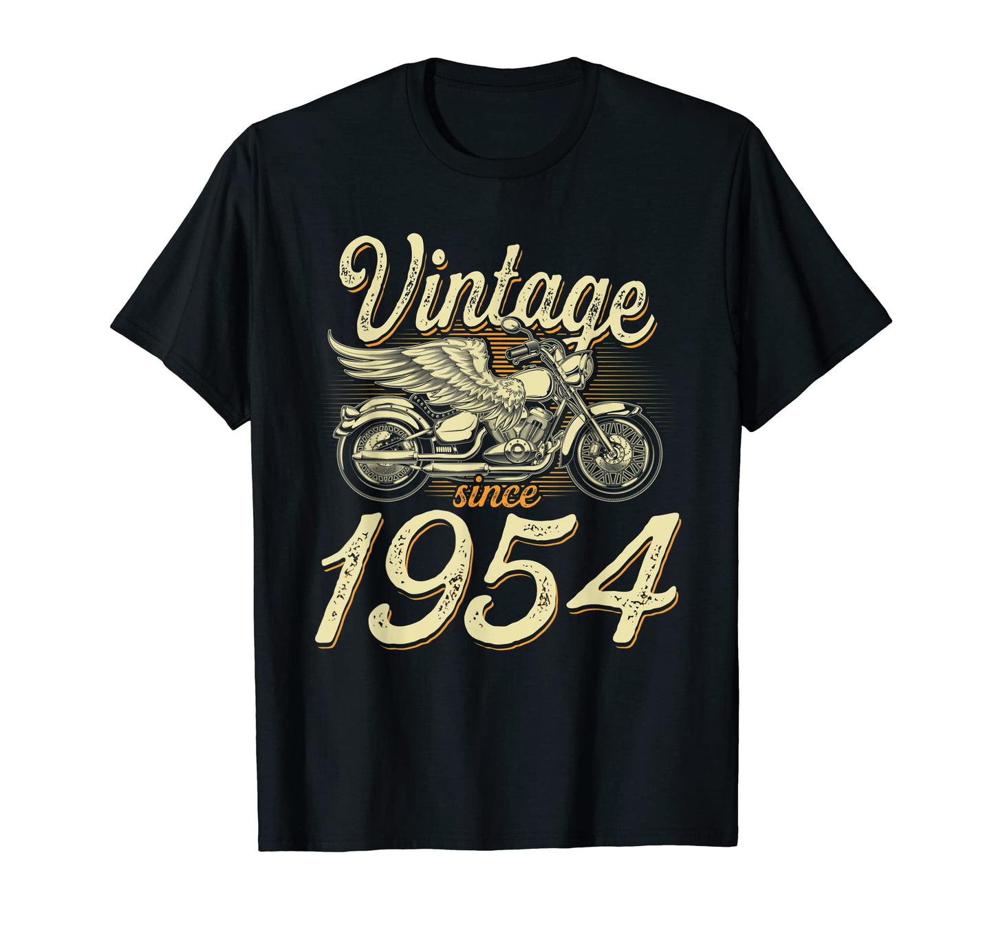 1954 Motorcycle Biker Funny 68Th Birthday T-Shirt - Trendy Graphic Unisex - T-Shirt, Sweatshirt, Hoodie
