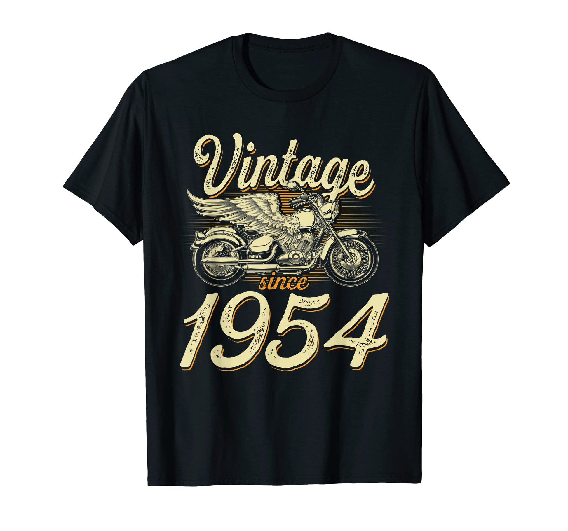 1954 Motorcycle Biker Funny 68Th Birthday T-Shirt - Trendy Graphic Unisex - T-Shirt, Sweatshirt, Hoodie