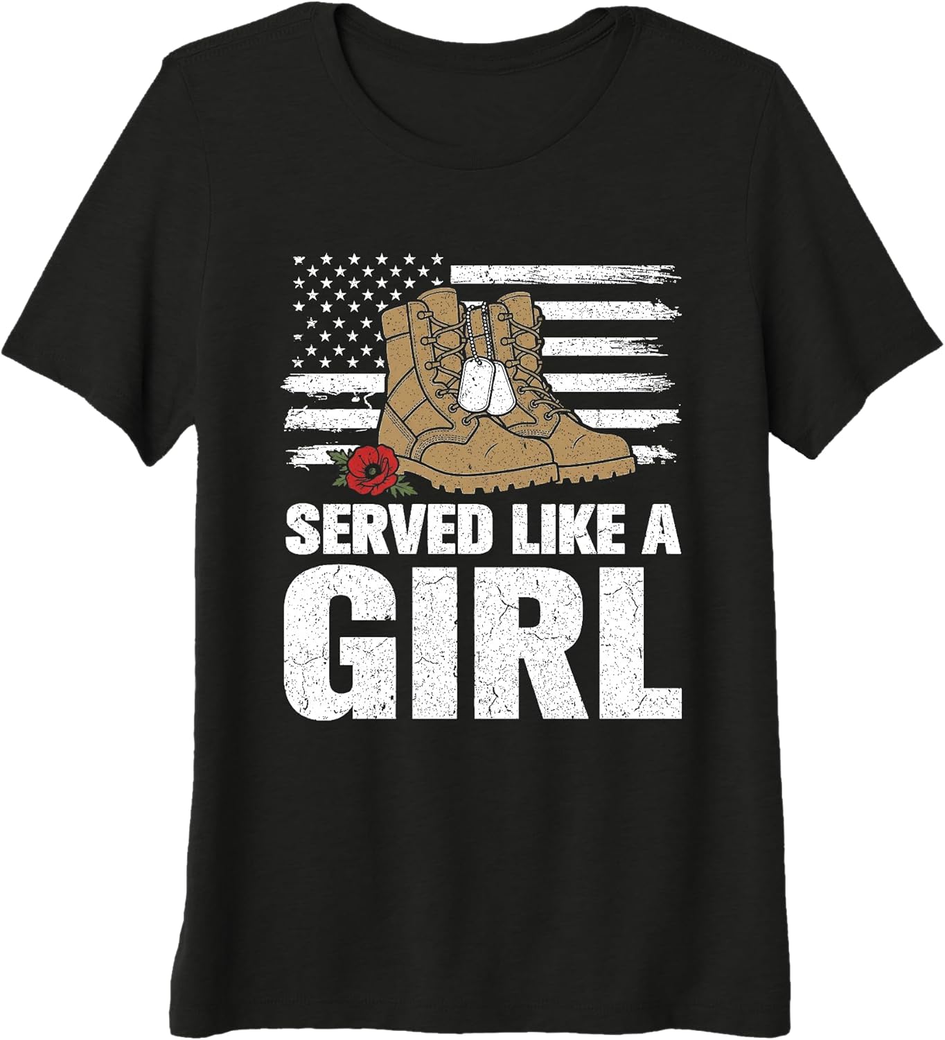 Veteran's Day Female Veteran Gifts For Women - Adult & Kids T-Shirts, Sweatshirts & Hoodies apparel design preview 1