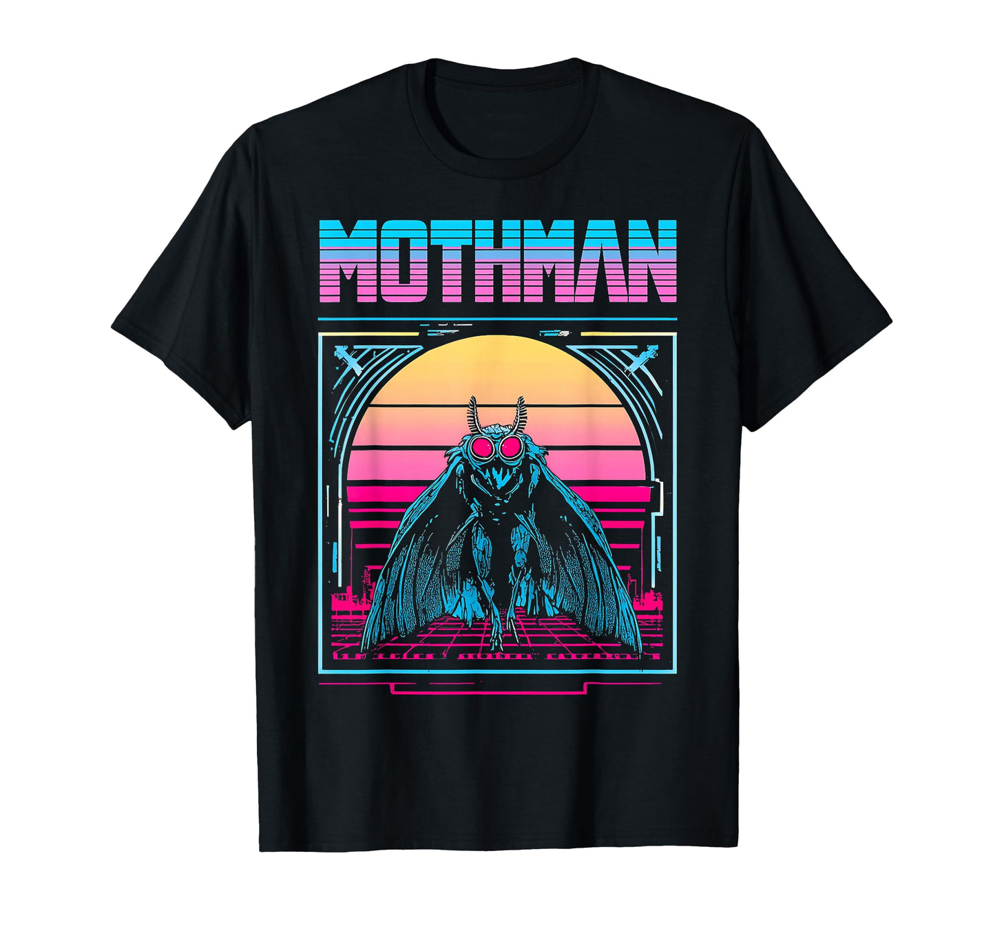 Mothman Cryptozoology Cryptid T-Shirt - Custom Art Print for Adults - T-Shirt, Sweatshirt, Hoodie