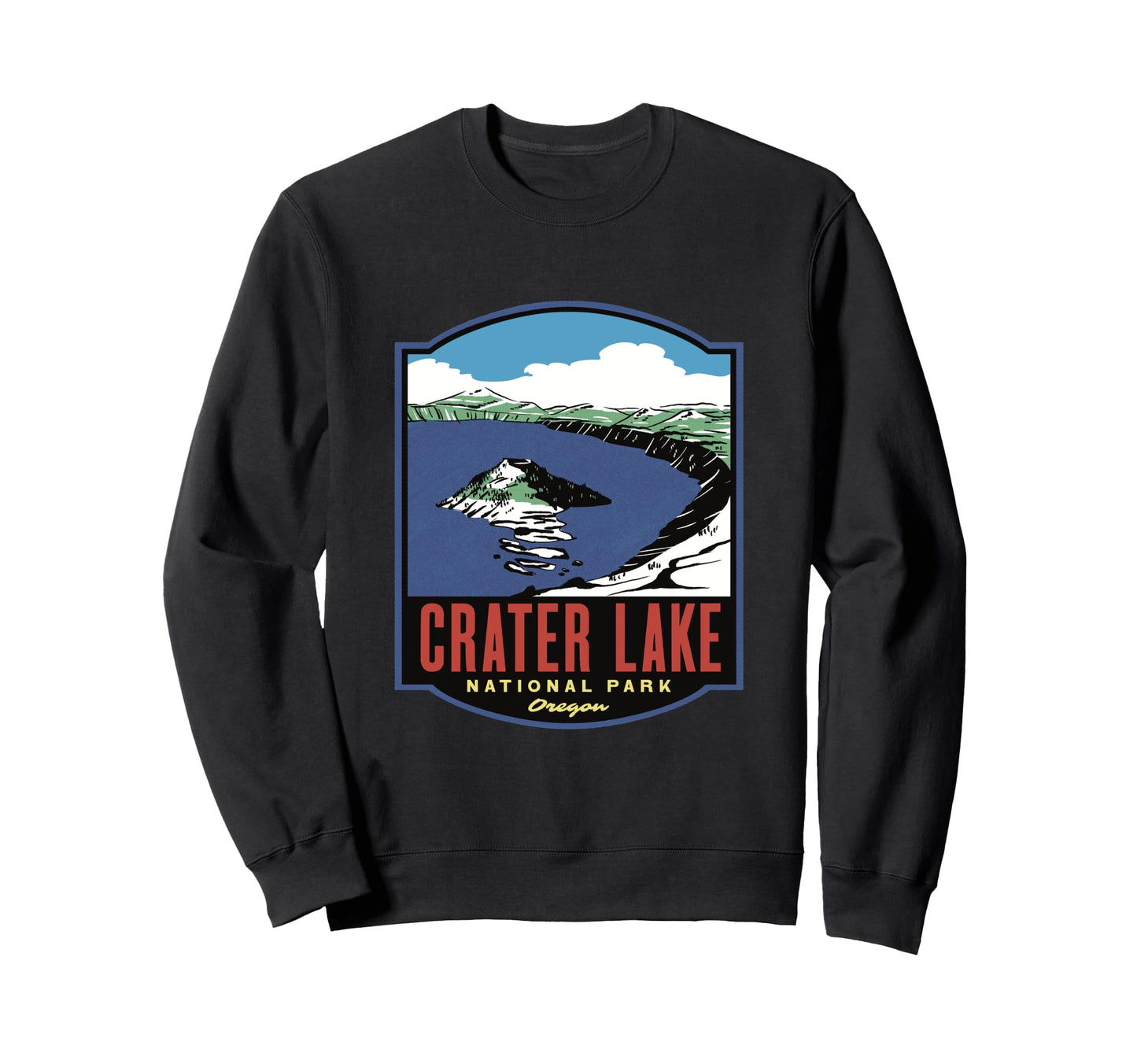 Crater Lake National Park Oregon Sweatshirt - Streetwear Style Unisex - T-Shirt, Sweatshirt, Hoodie