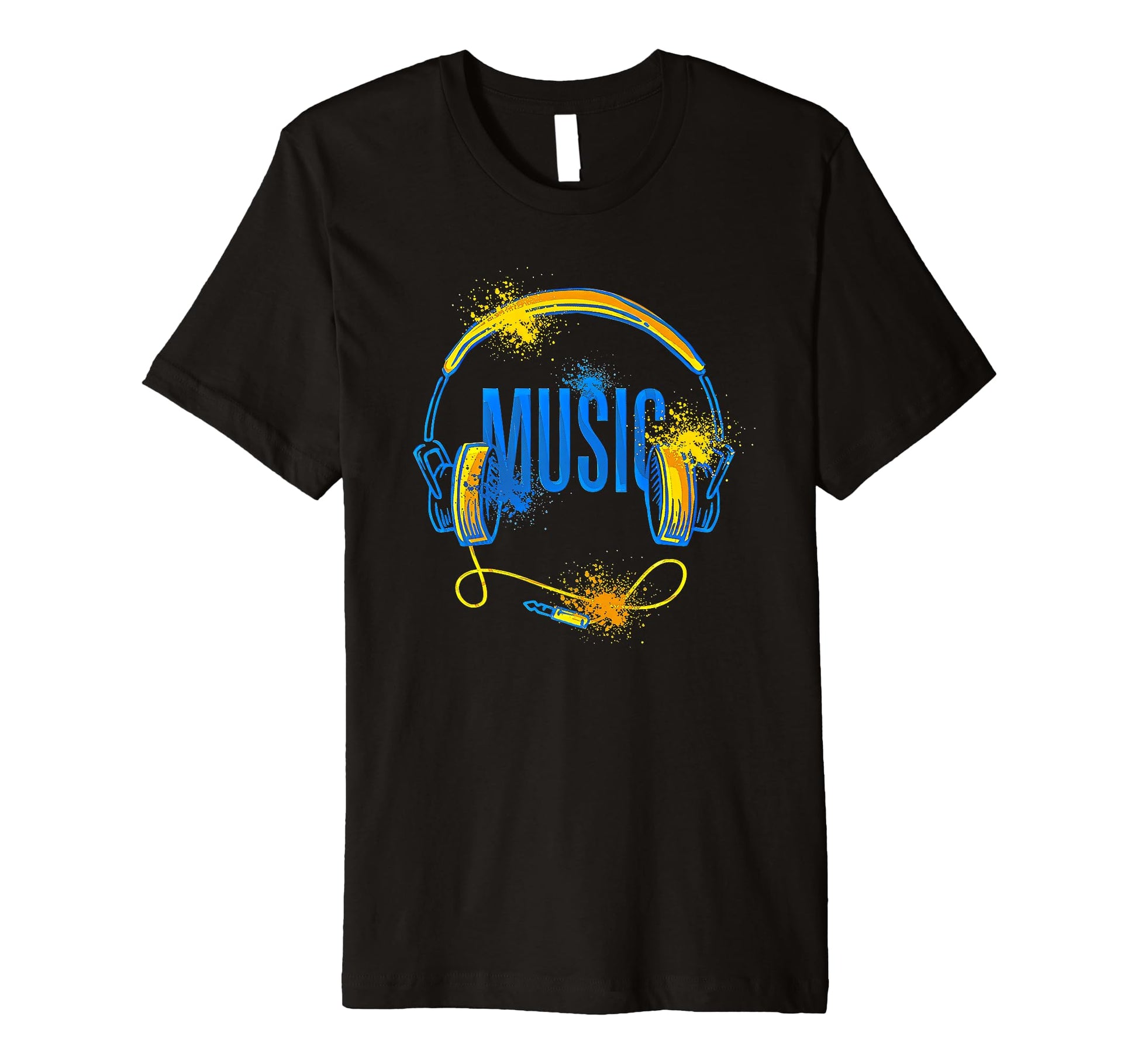 Music Headphones Dj Headphones Old School T-Shirt - Novelty Apparel Unisex - T-Shirt, Sweatshirt, Hoodie