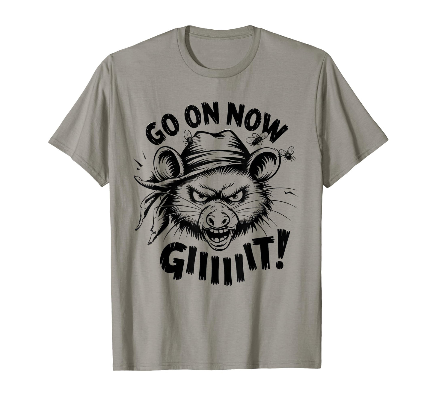Go Now Git Cowboy Opossum Country T-Shirt - Streetwear Style Men Women - T-Shirt, Sweatshirt, Hoodie
