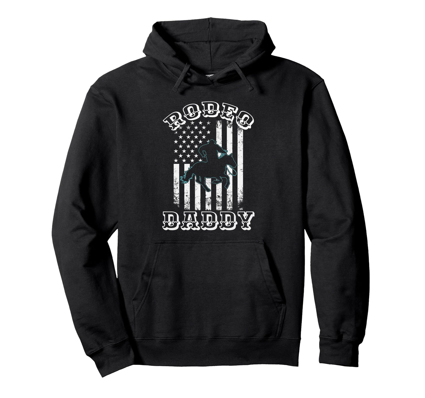 Rodeo Dad Daddy Papa Cowboy Hoodie - Casual Everyday Wear for Adults - T-Shirt, Sweatshirt, Hoodie