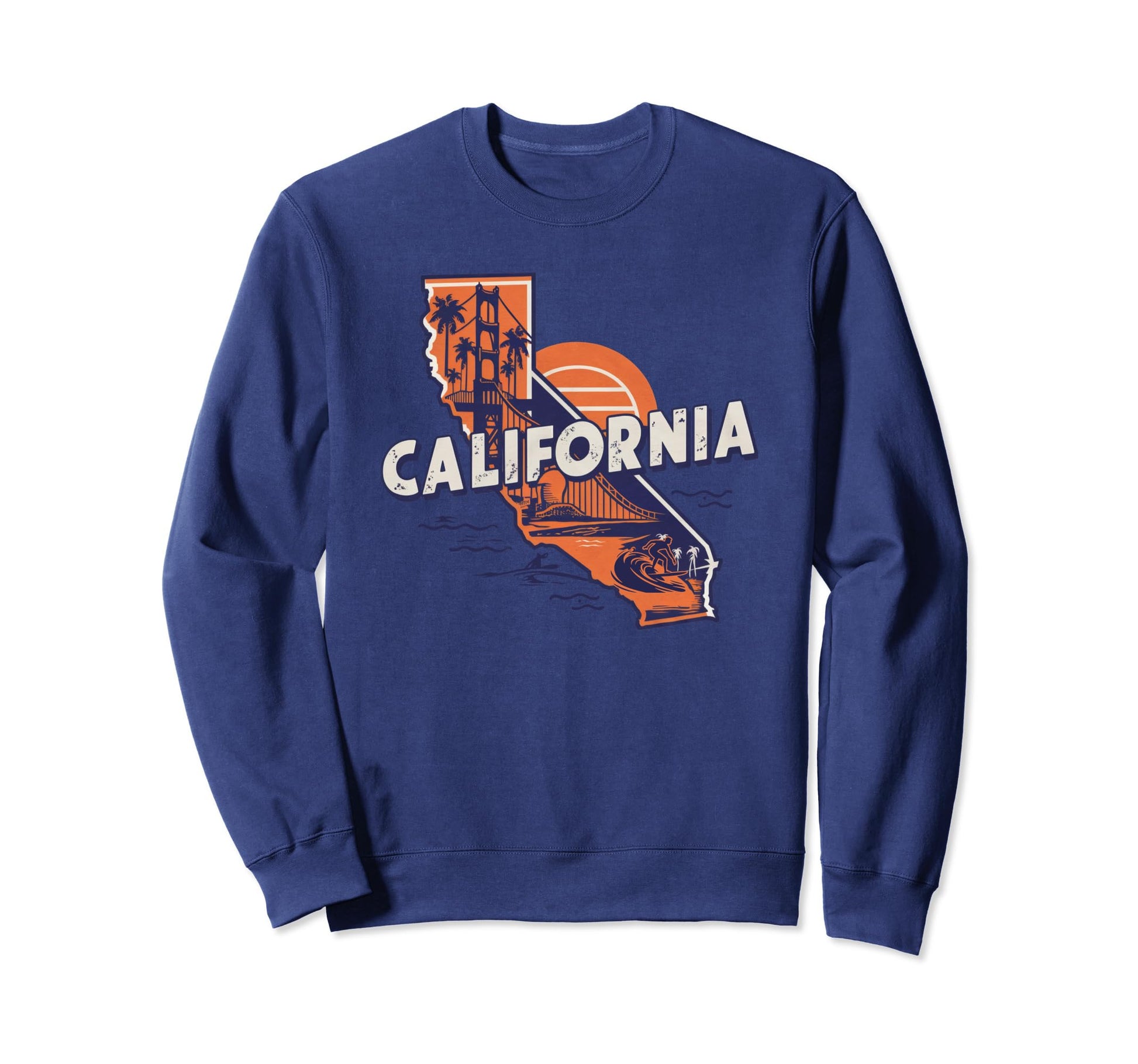 West Coast Usa California Scenic Sweatshirt - Novelty Apparel for Adults - T-Shirt, Sweatshirt, Hoodie