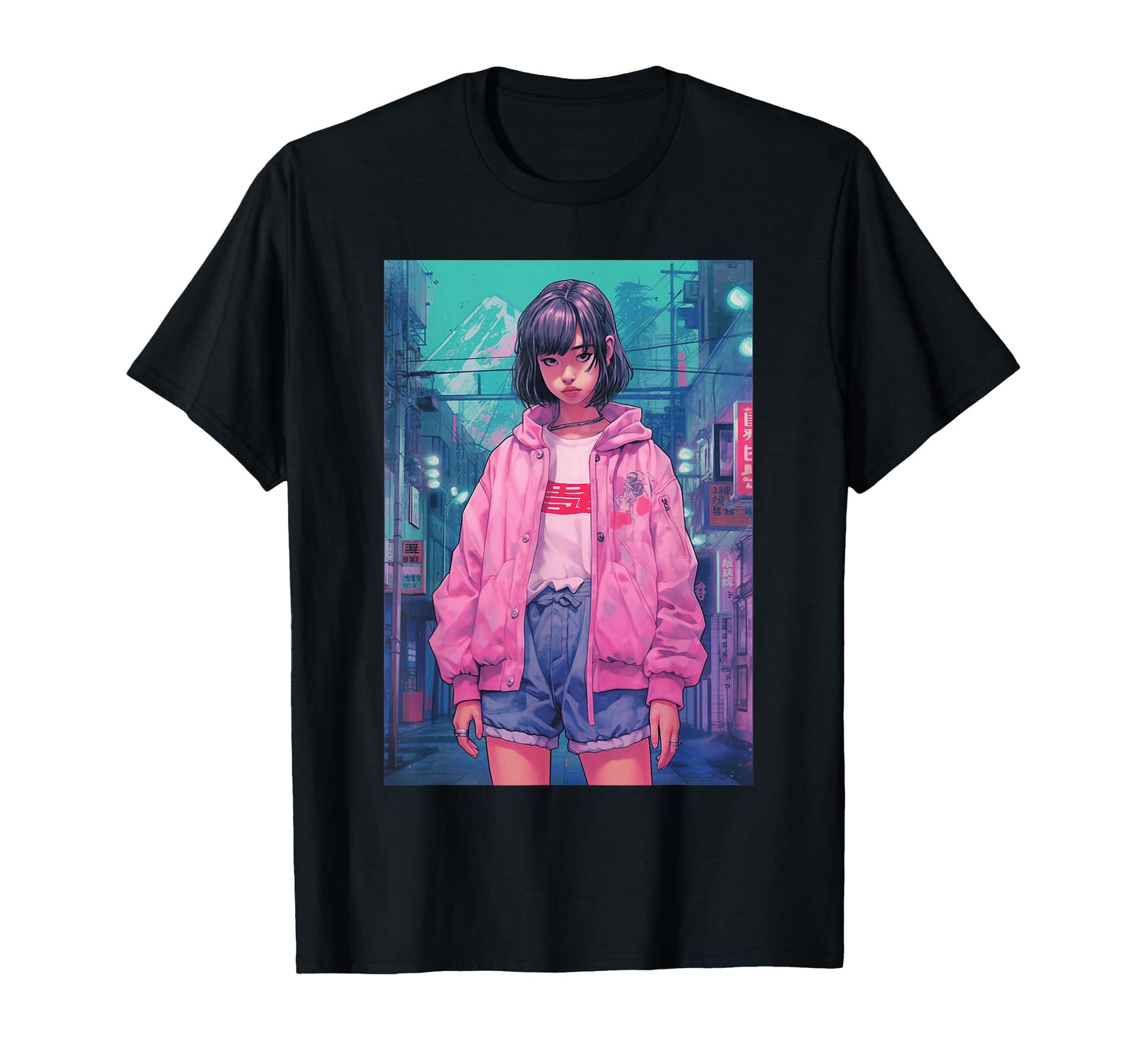 90S Japanese Streetwear Vaporwave T-Shirt - Custom Art Print Unisex - T-Shirt, Sweatshirt, Hoodie