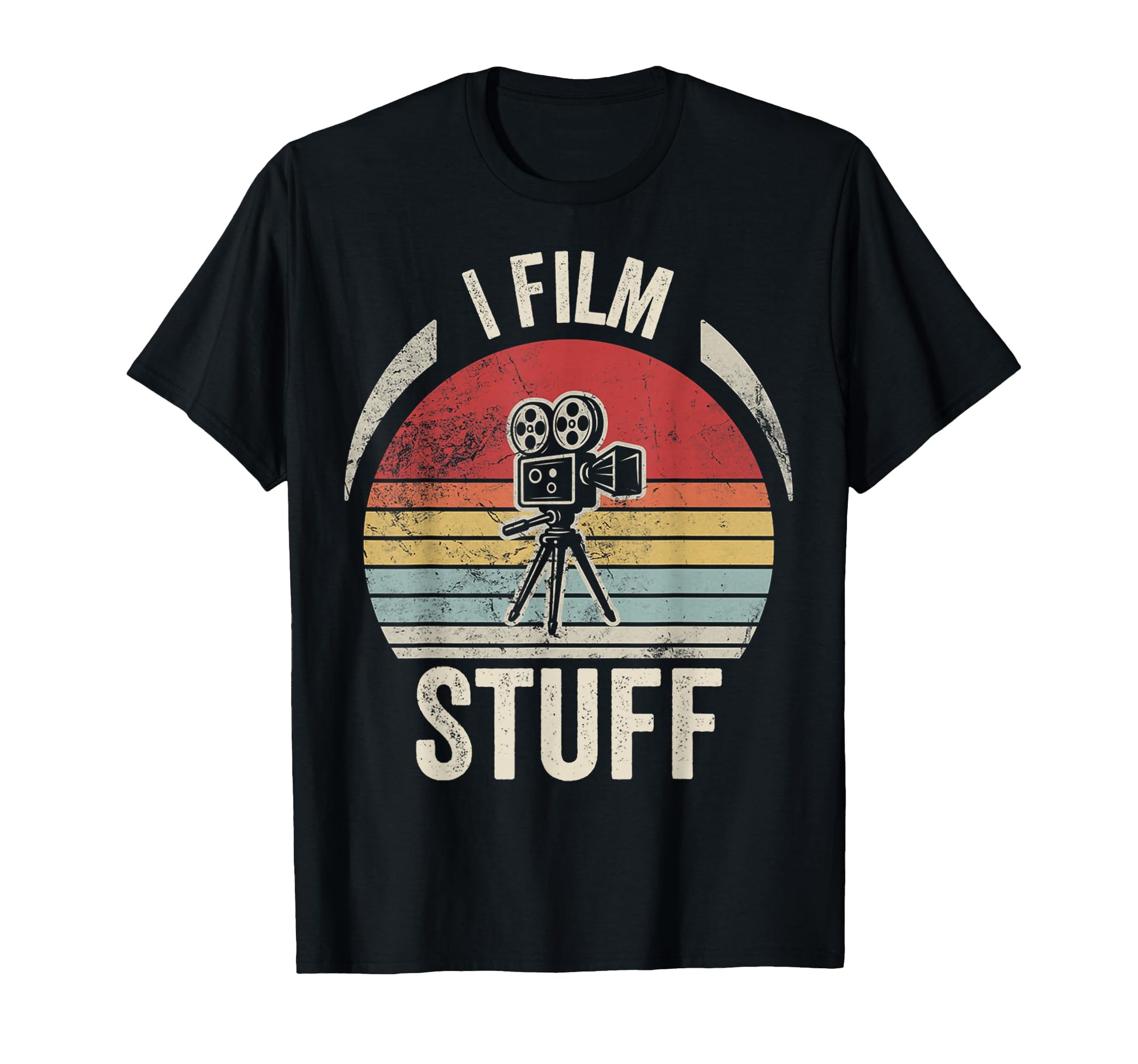 I Film Stuff Cinematographer Camera T-Shirt - Fun Novelty Design for Adults - T-Shirt, Sweatshirt, Hoodie