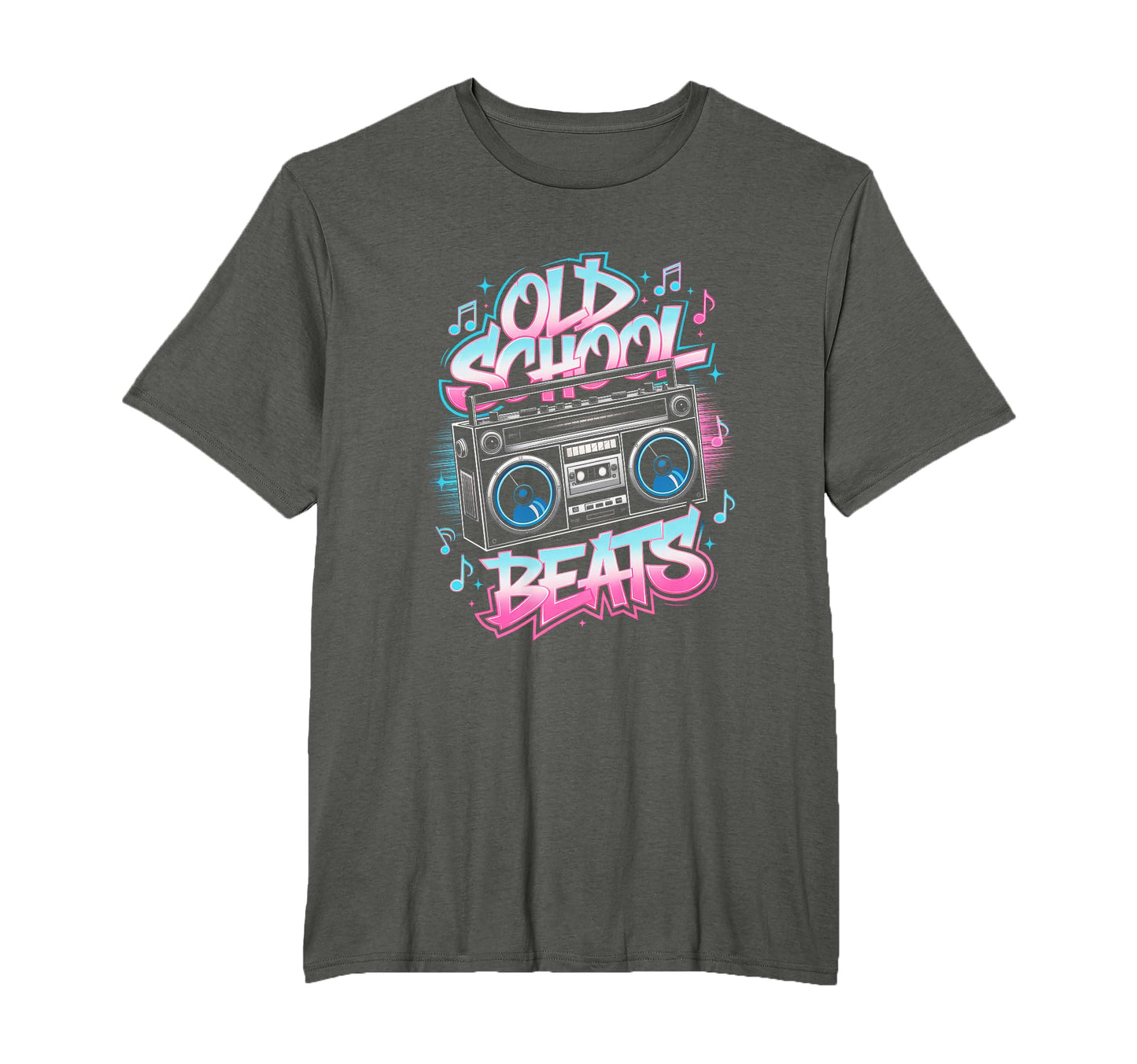 Old School Beats Hip Hop Beatbox T-Shirt - Novelty Apparel Men Women - T-Shirt, Sweatshirt, Hoodie