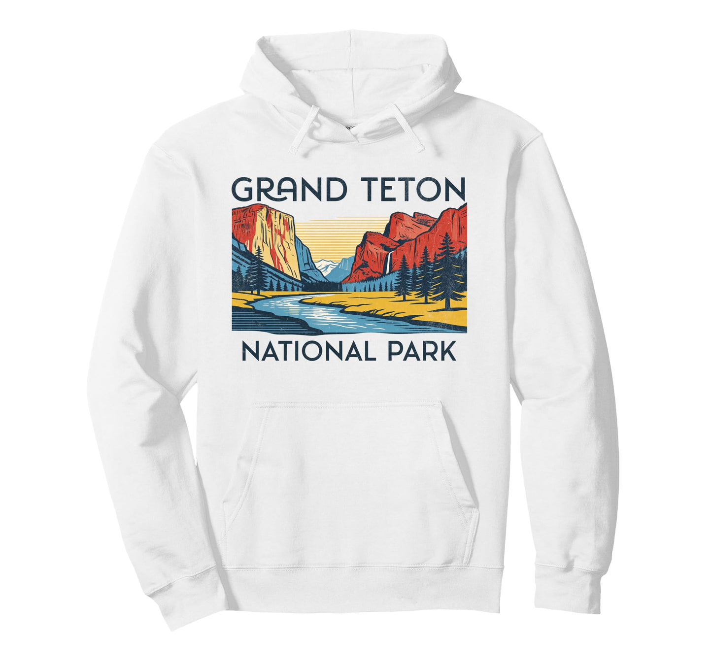 Grand Teton National Park Wyoming Usa Hoodie - Streetwear Style Men Women - T-Shirt, Sweatshirt, Hoodie